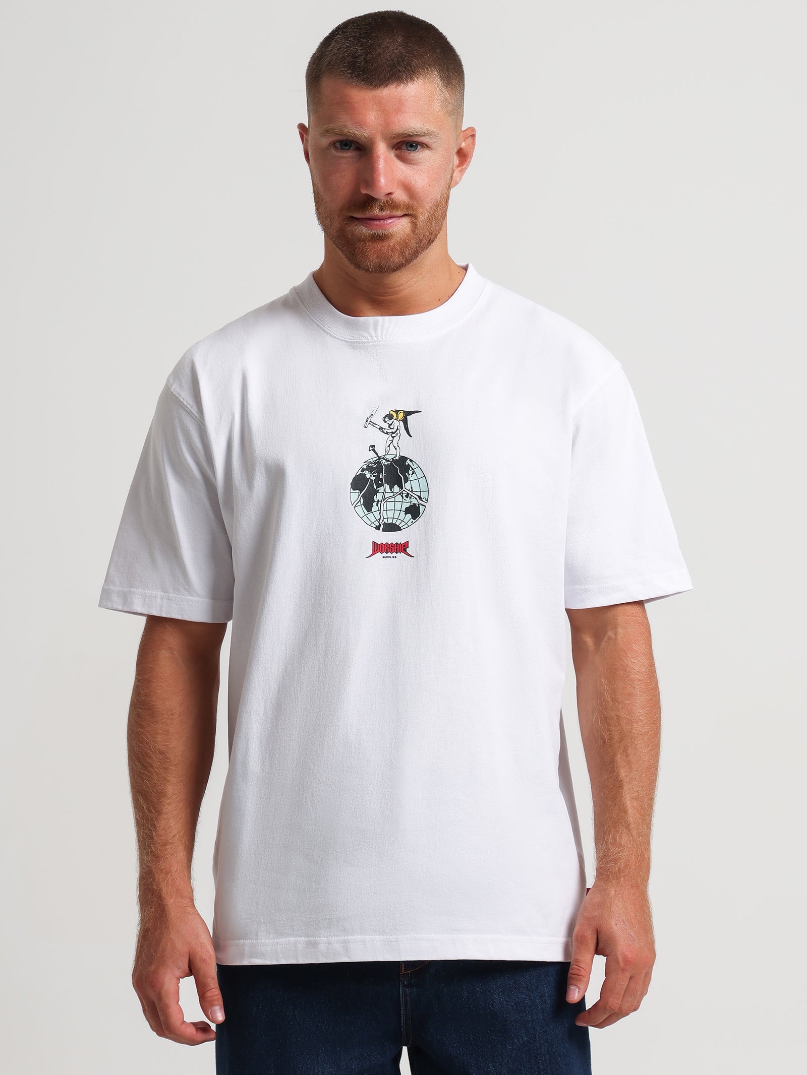 Damager T-Shirt in White