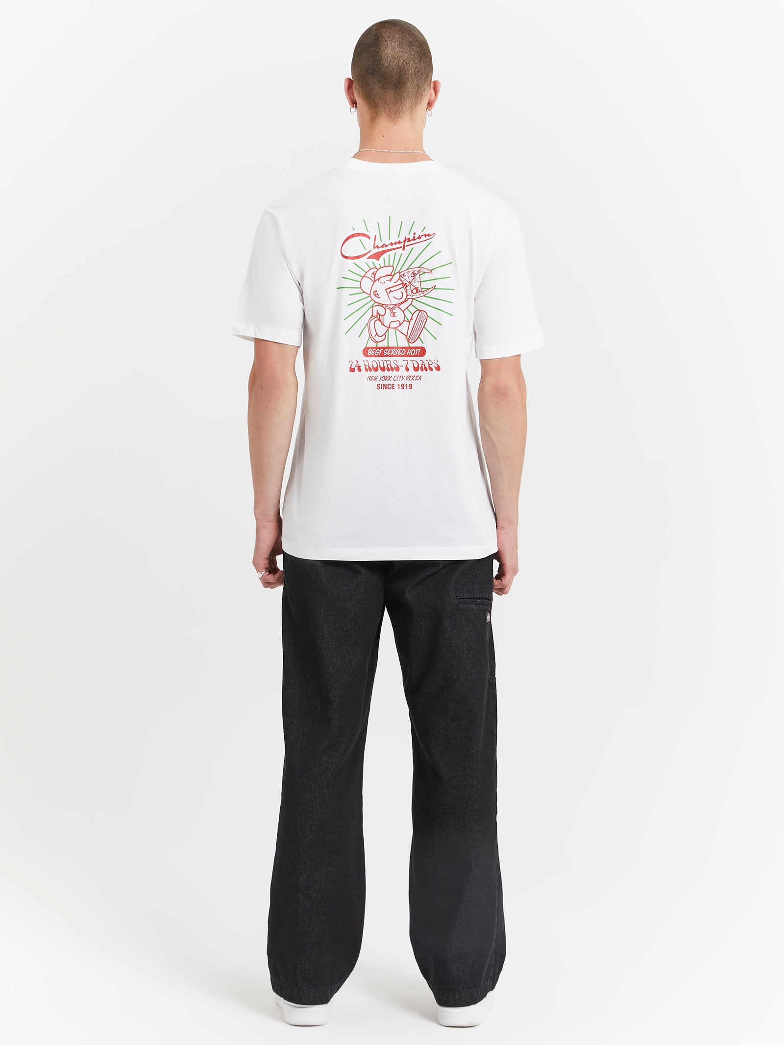 Rochester Food Graphic T-Shirt in White