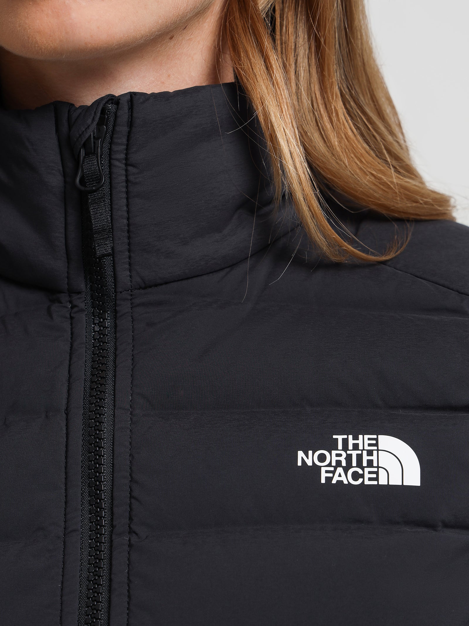 Belleview Stretch Down Vest in TNF Black