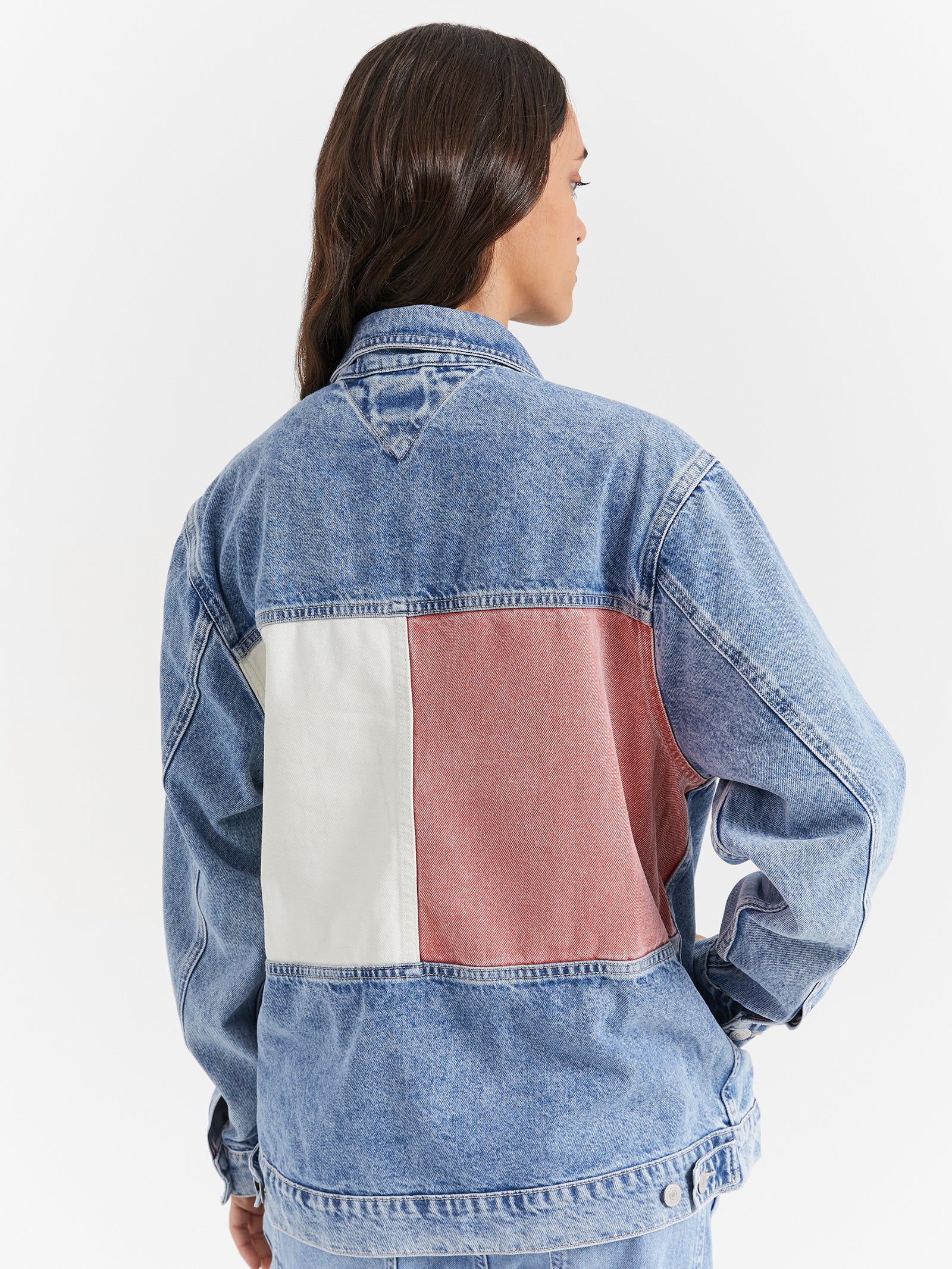 Oversized Trucker Jacket in Denim