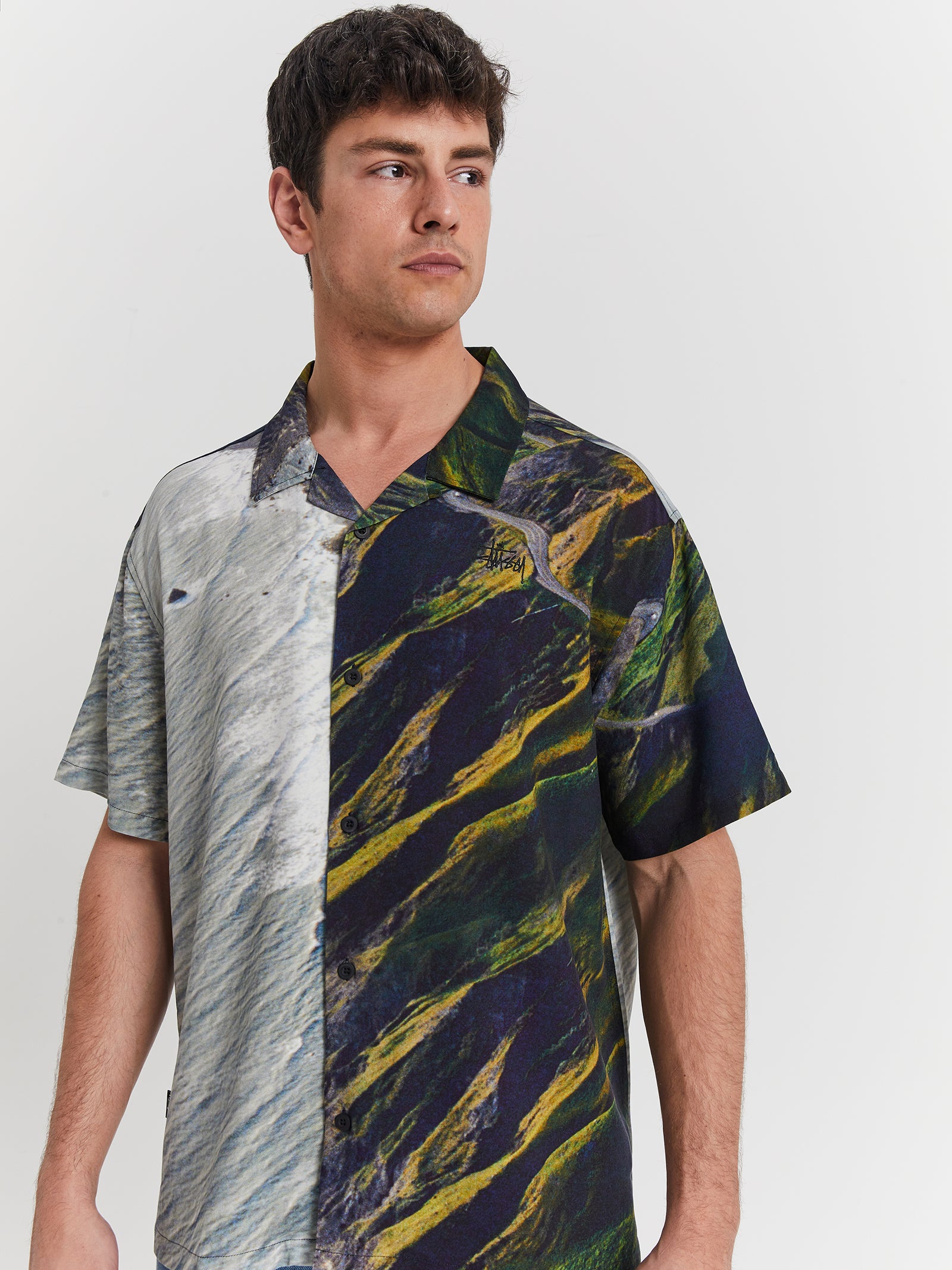 Coastline Short Sleeve Shirt in Coastline Green