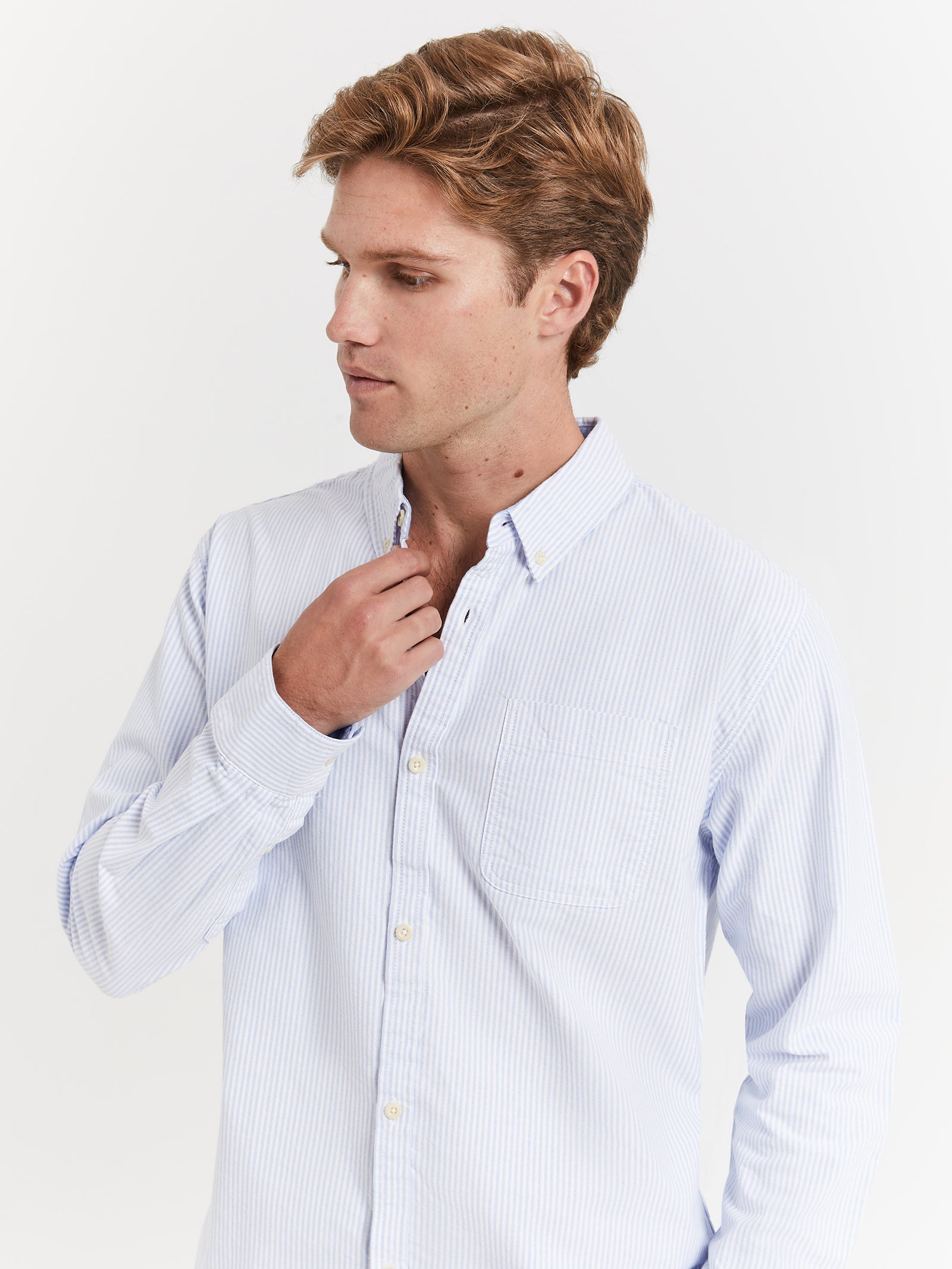 Carson Shirt in Pacific Stripe