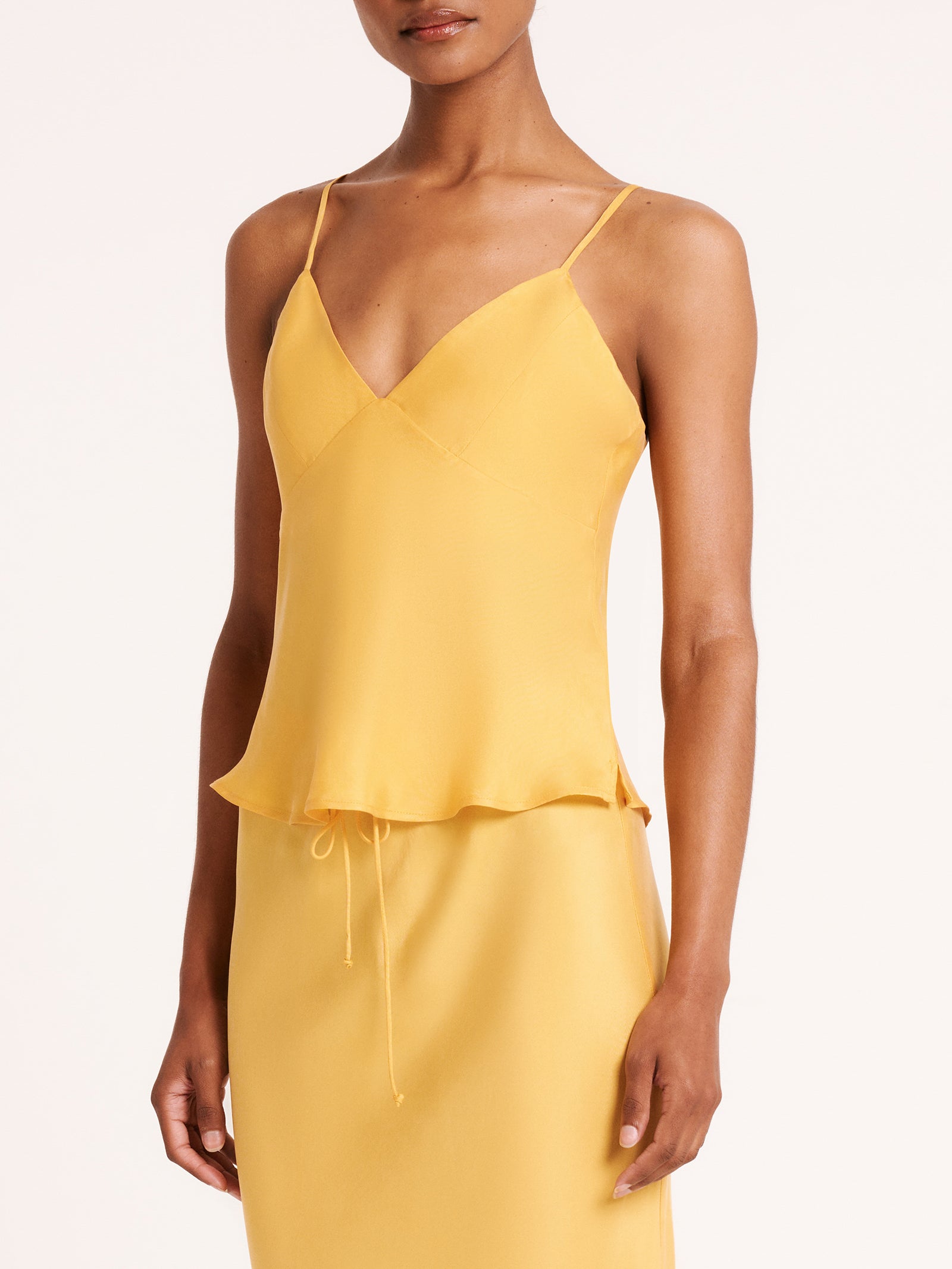 Lea Cupro Cami in Marigold