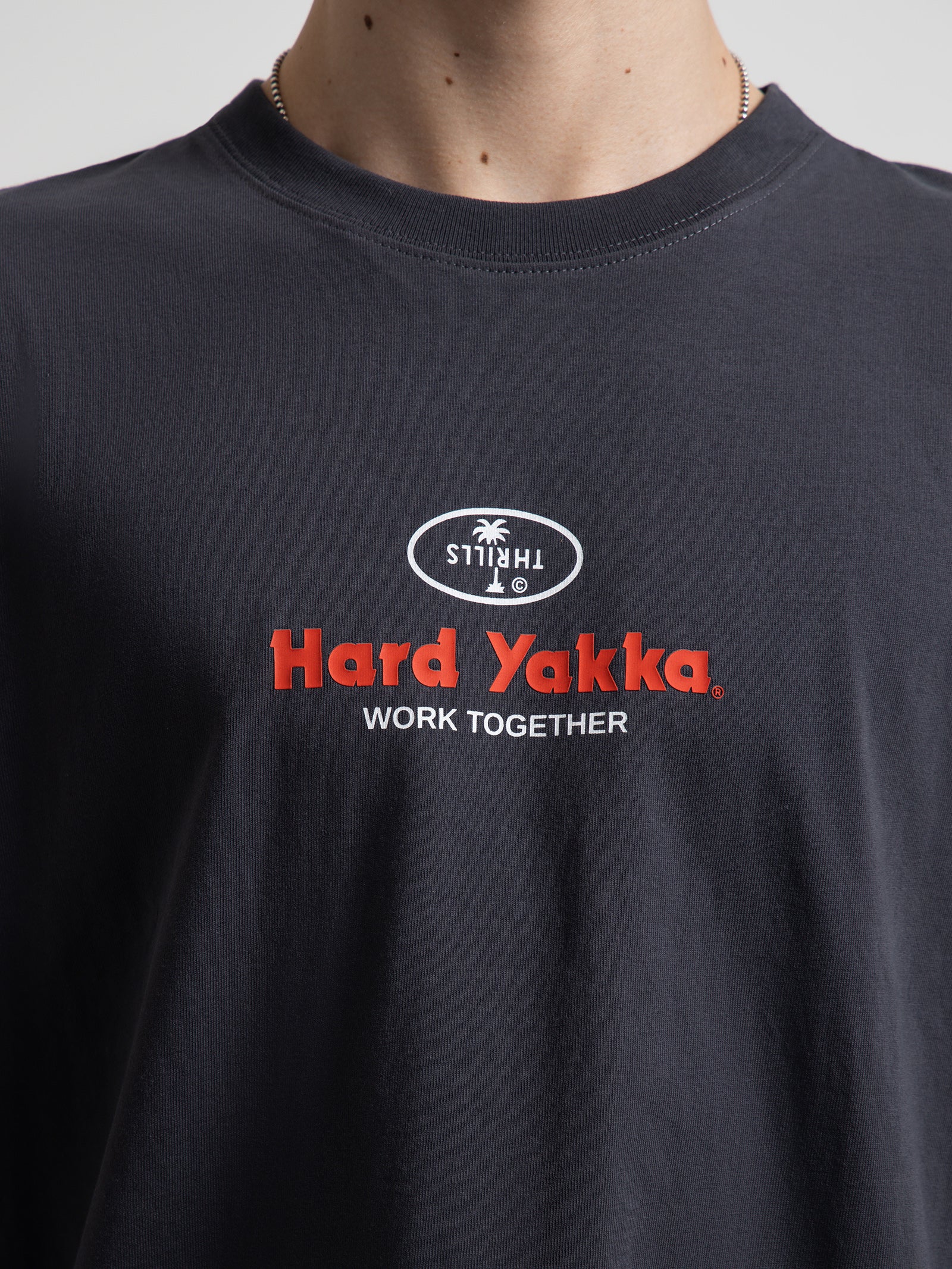 Hard Yakka Union Oversized Fit T-Shirt in Charcoal