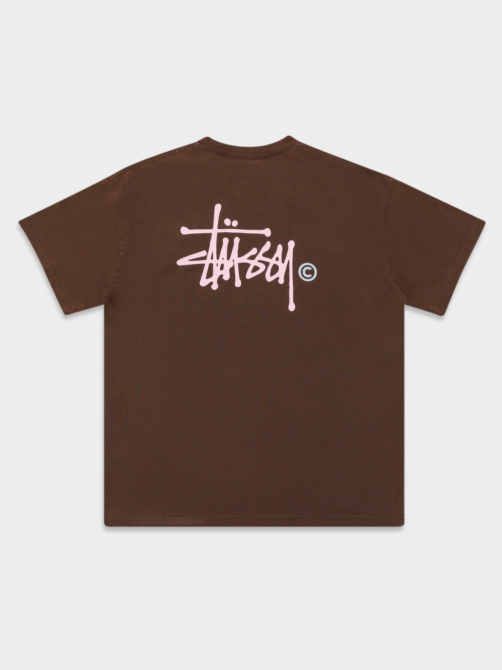 Graffiti Pigment T-Shirt in Coffee