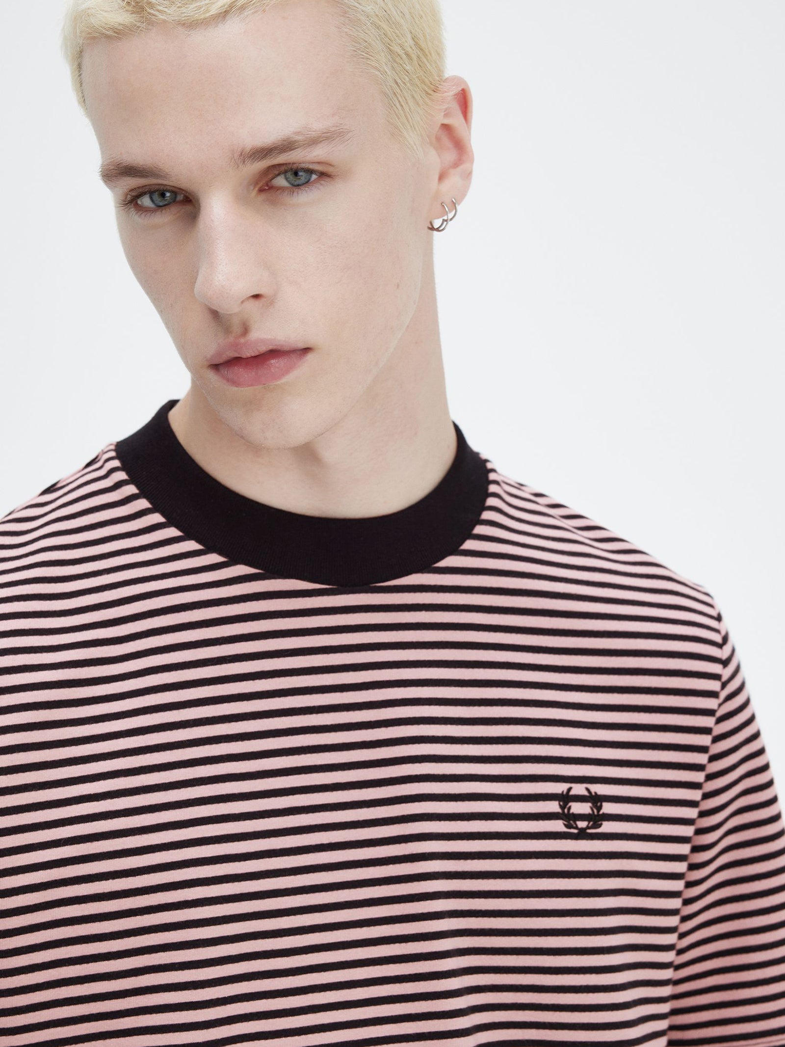 Fine Stripe Heavy Weight T-Shirt