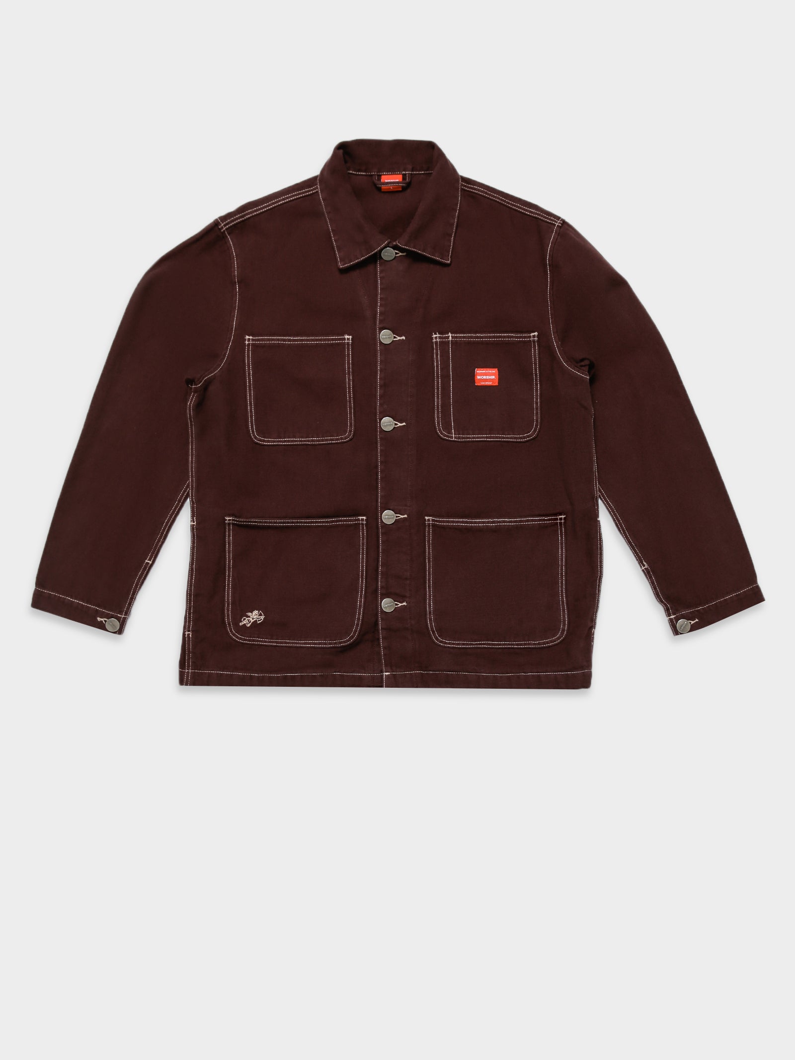 Carpenter Jacket in Fudge Brown