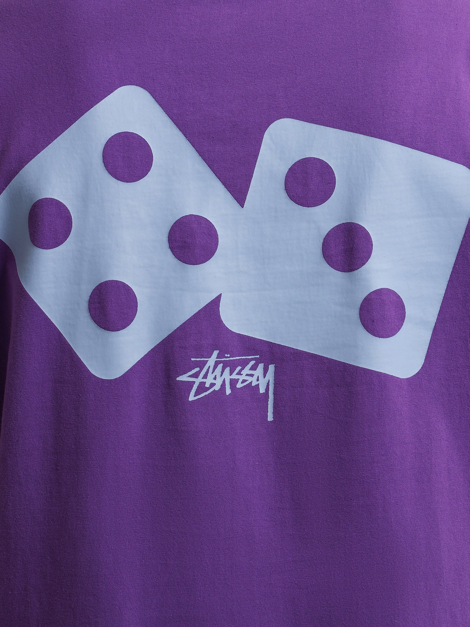 Two Dice Short Sleeve T-Shirt in Violet