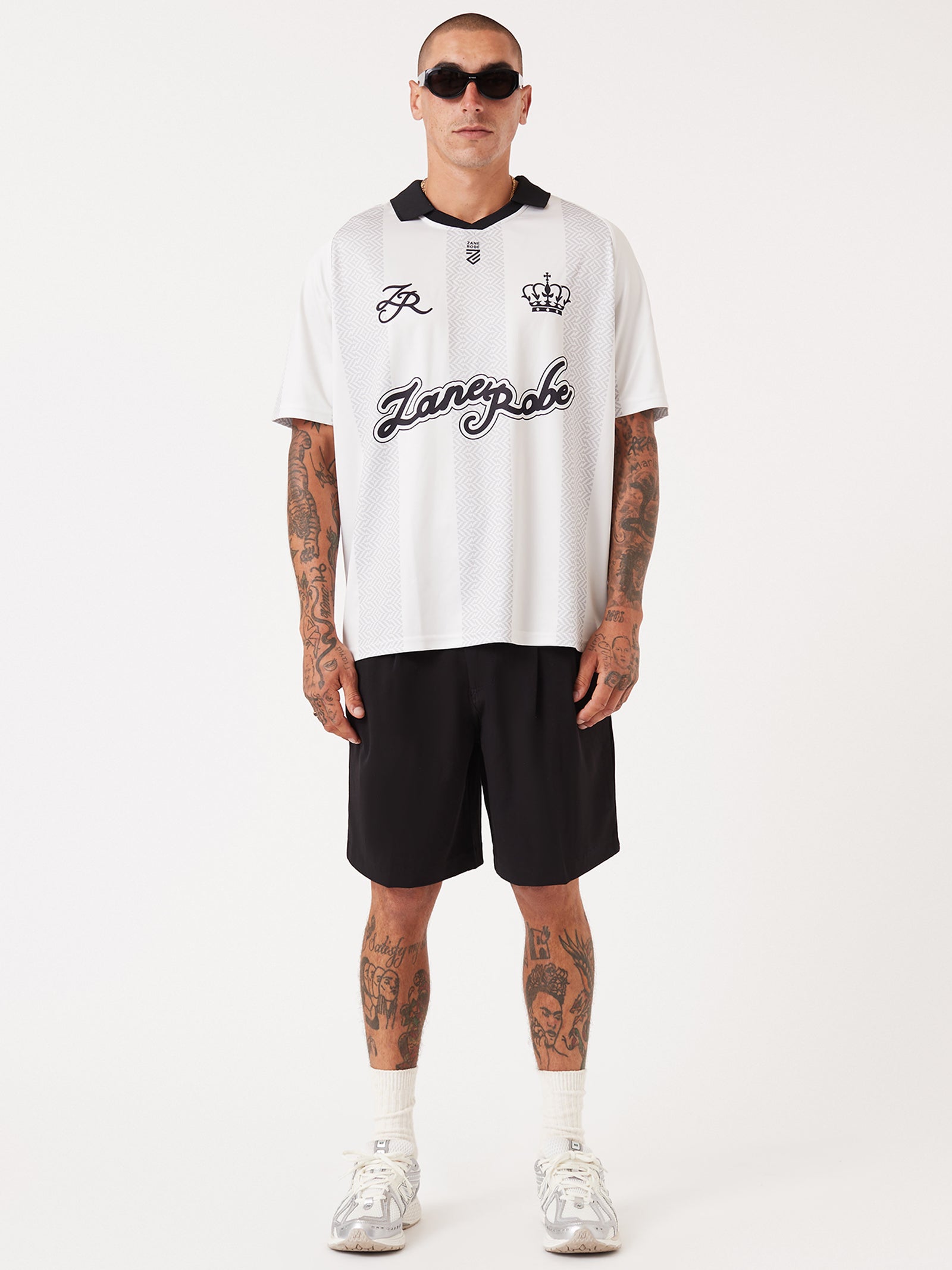 Classique Football Jersey In Vintage White