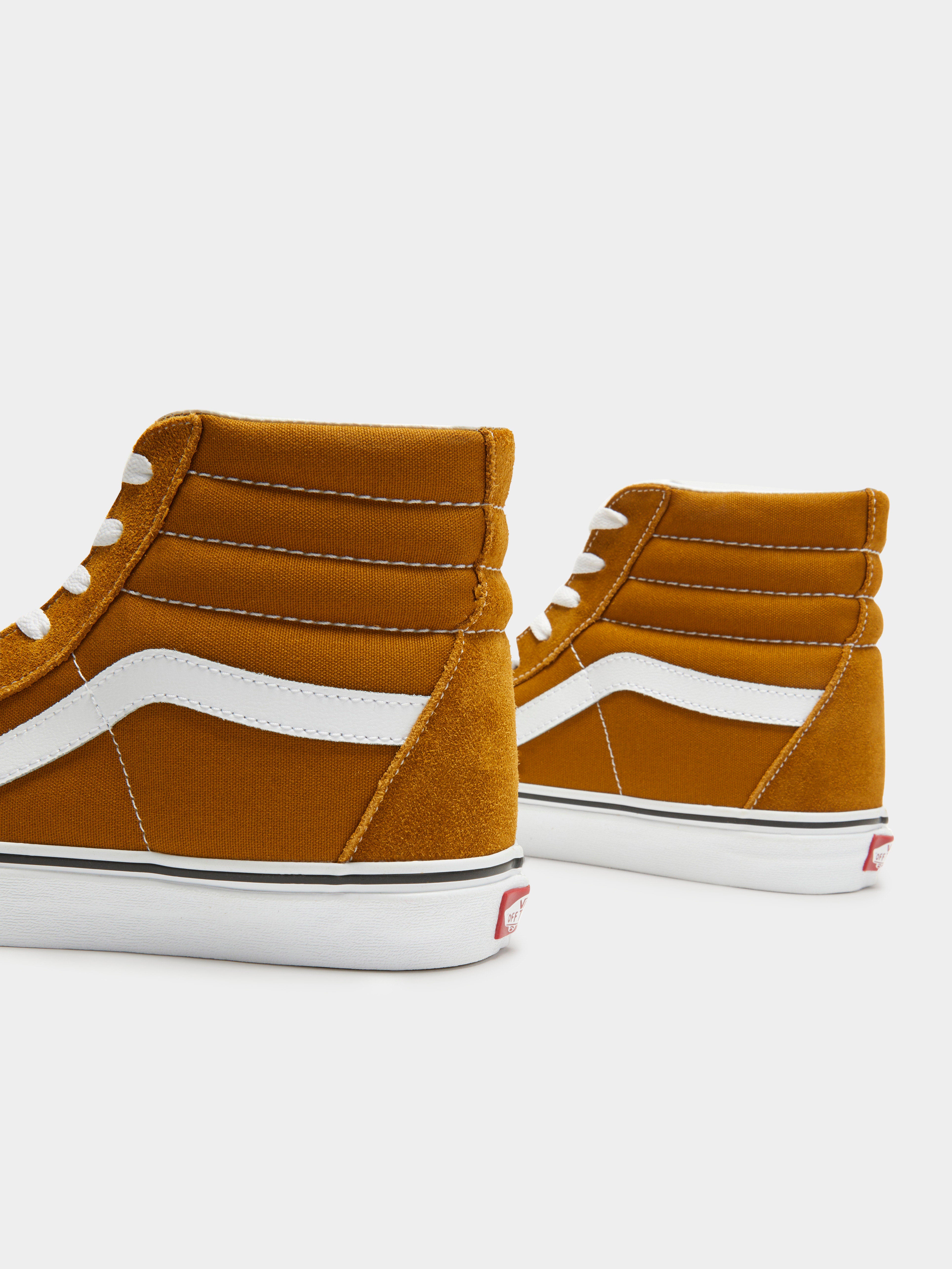 Unisex Sk8 High Colour Theory Sneakers in Golden Brown