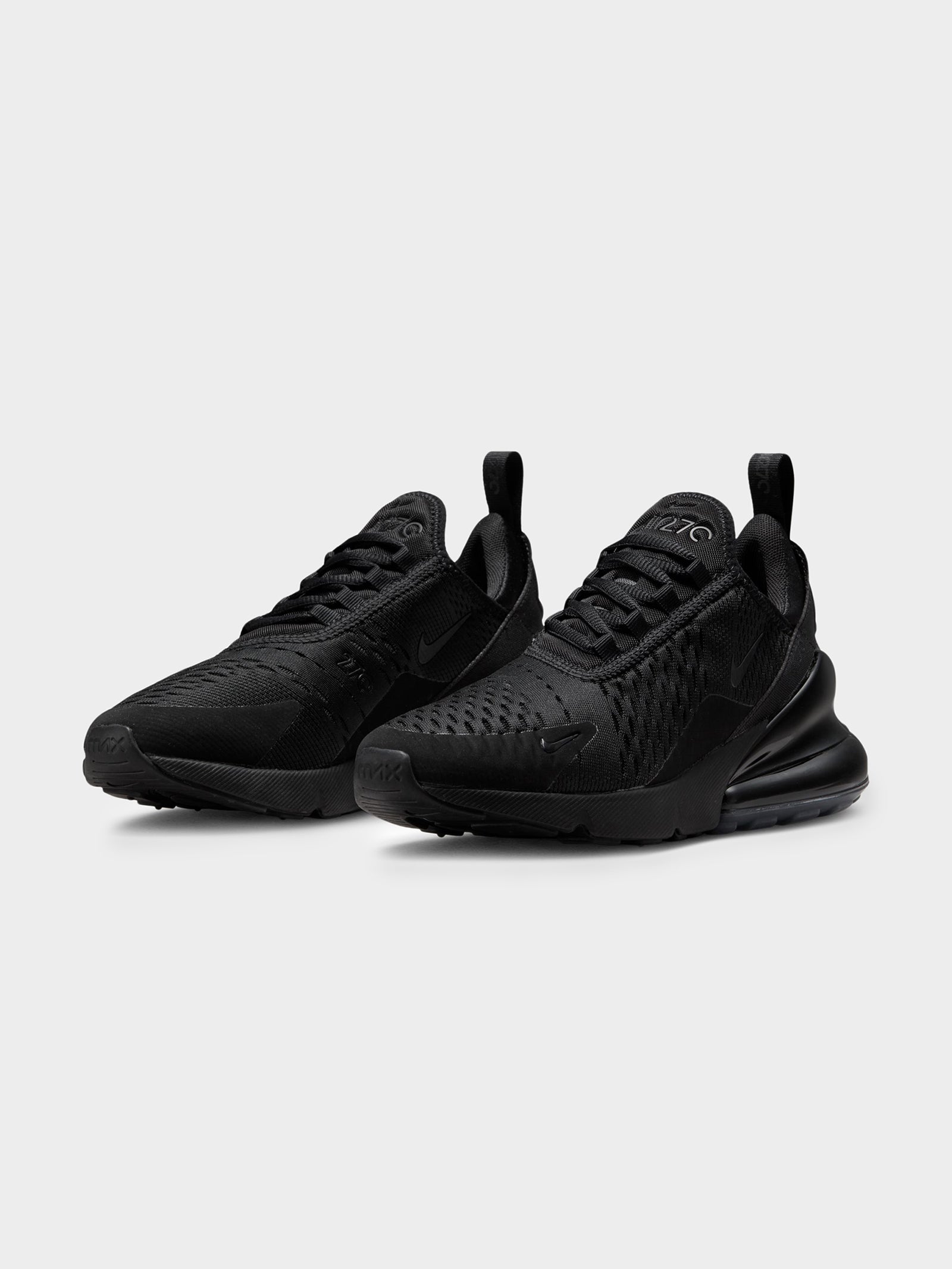 Womens Nike Air Max 270 Sneakers in Black/Black