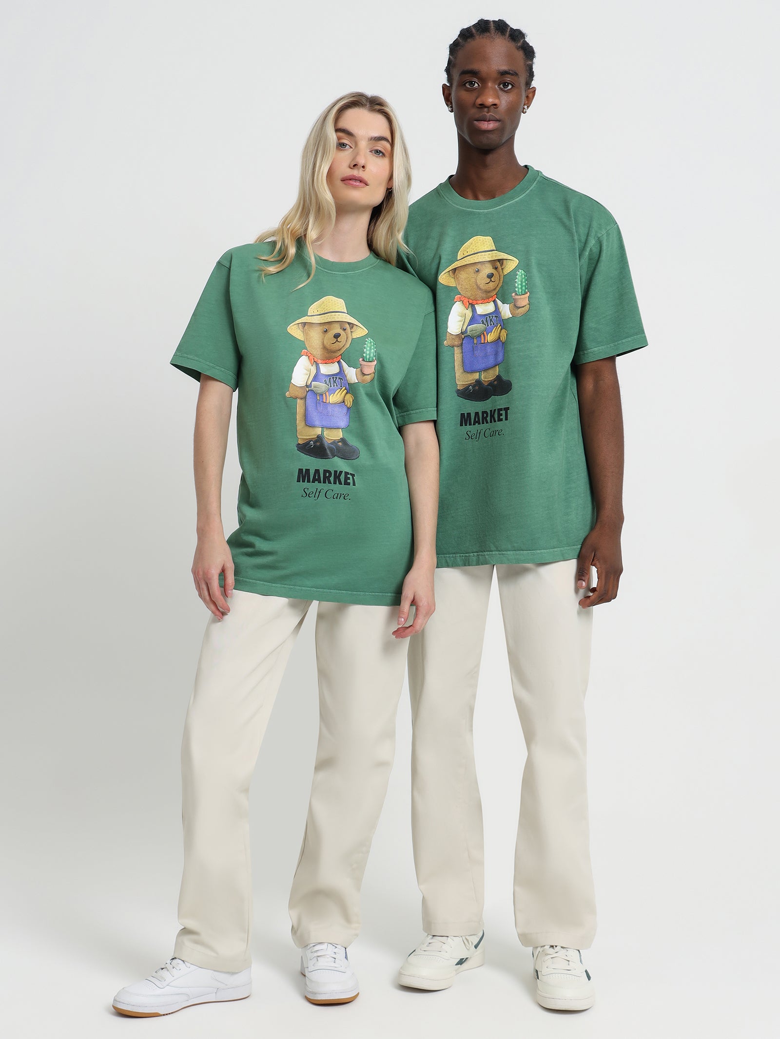 Botanical Bear T-Shirt in Eden