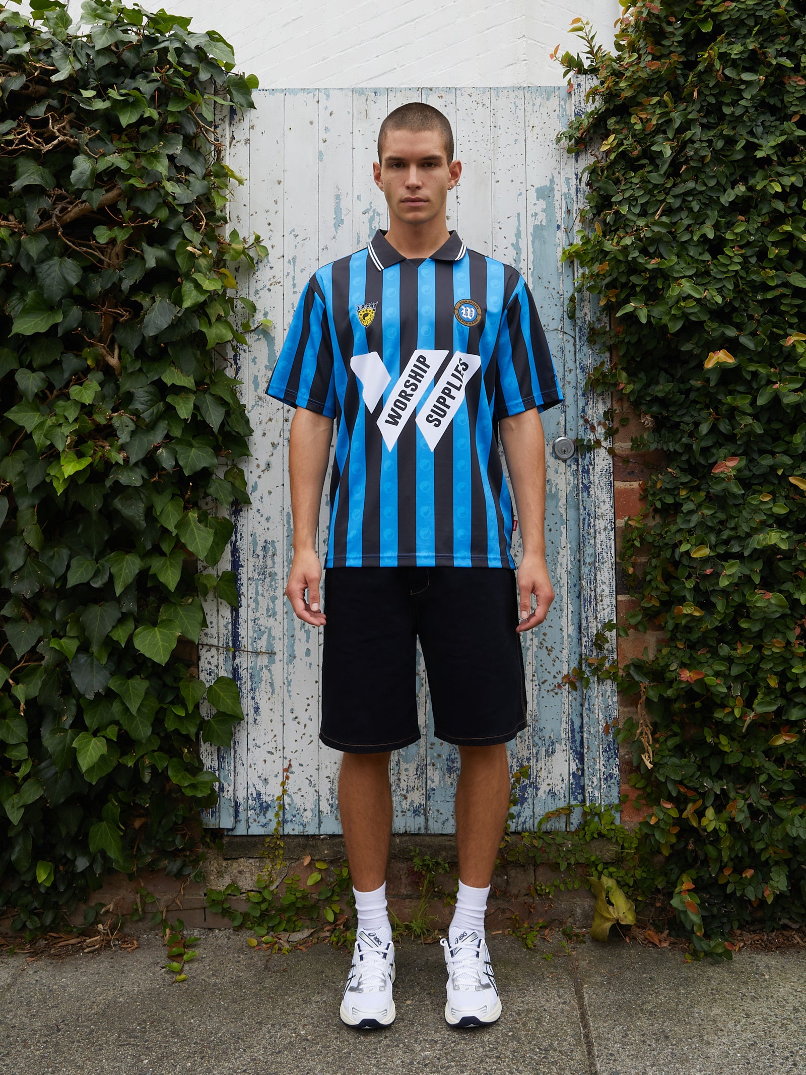 High Spirits Football Jersey in French Blue