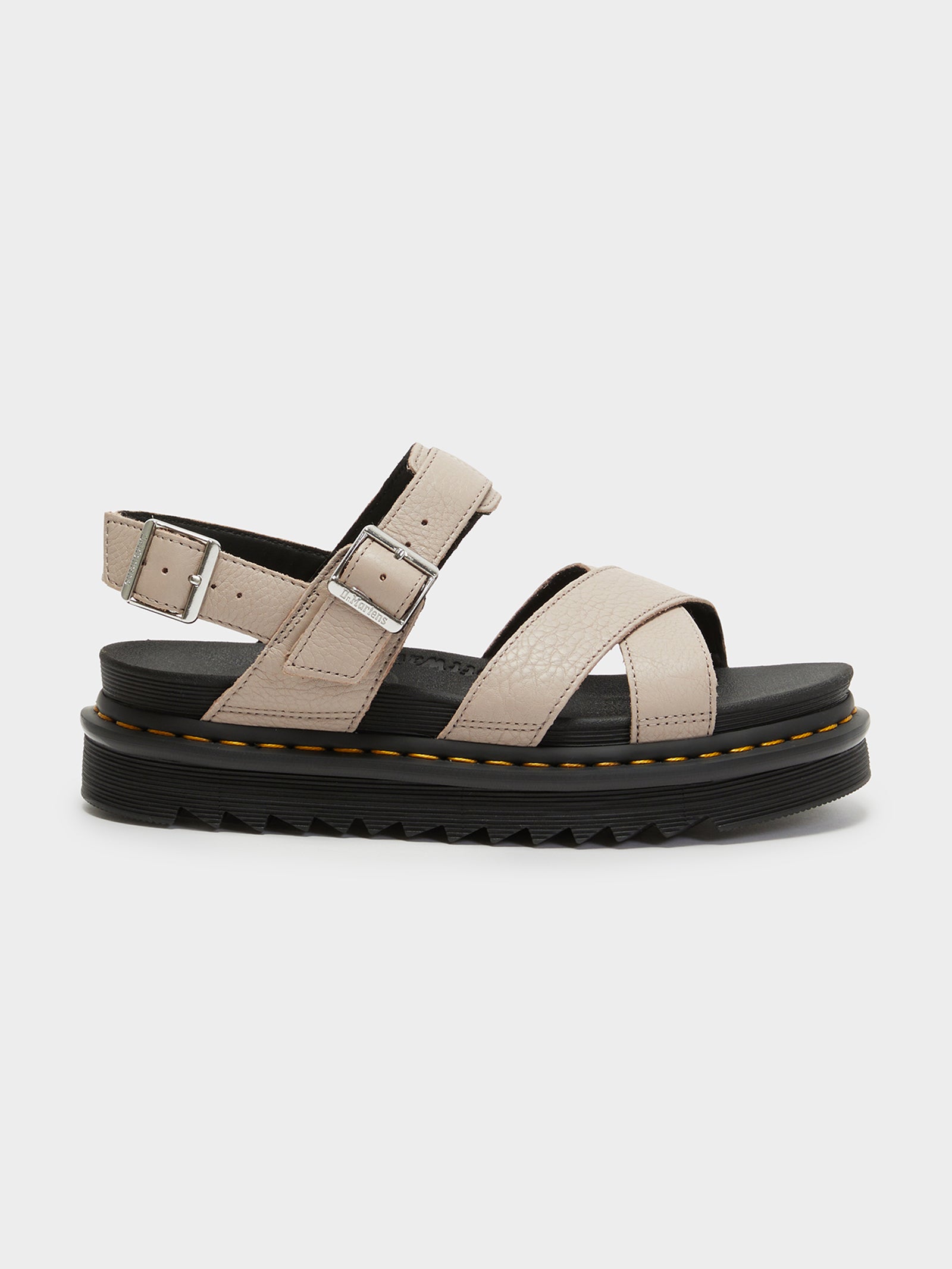 Voss II Cross Strap Sandal Vintage in Taupe