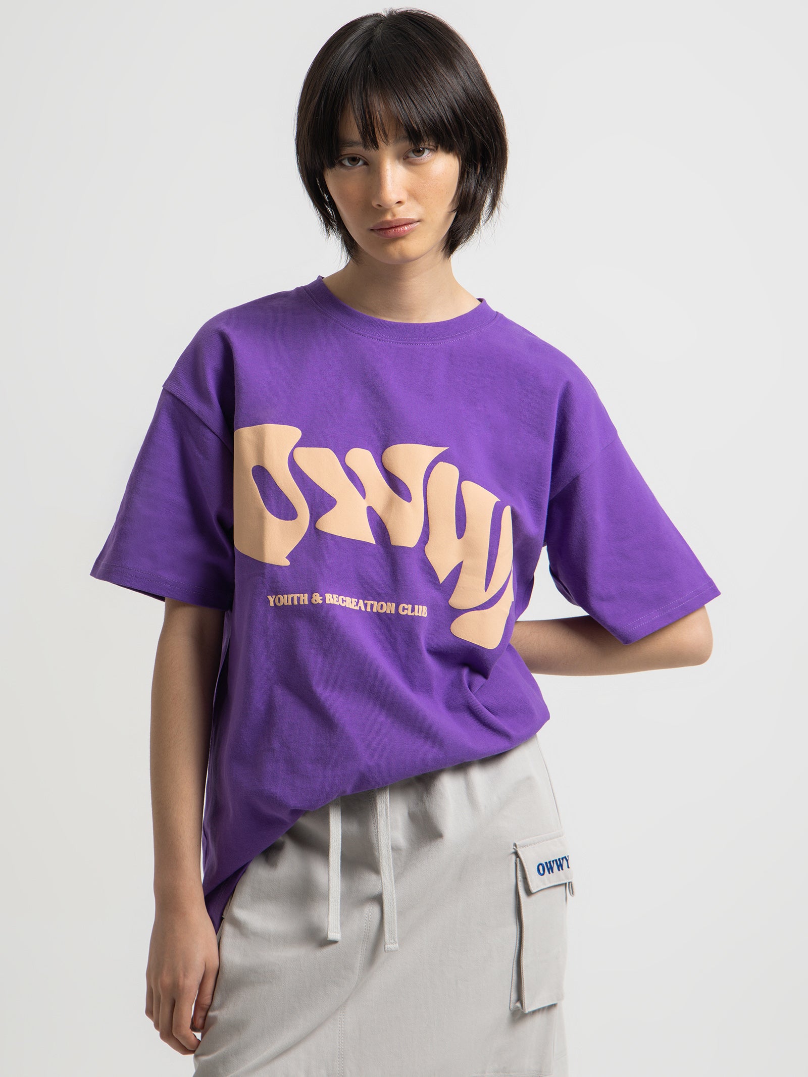 Heavyweight Puff T-Shirt in Grape