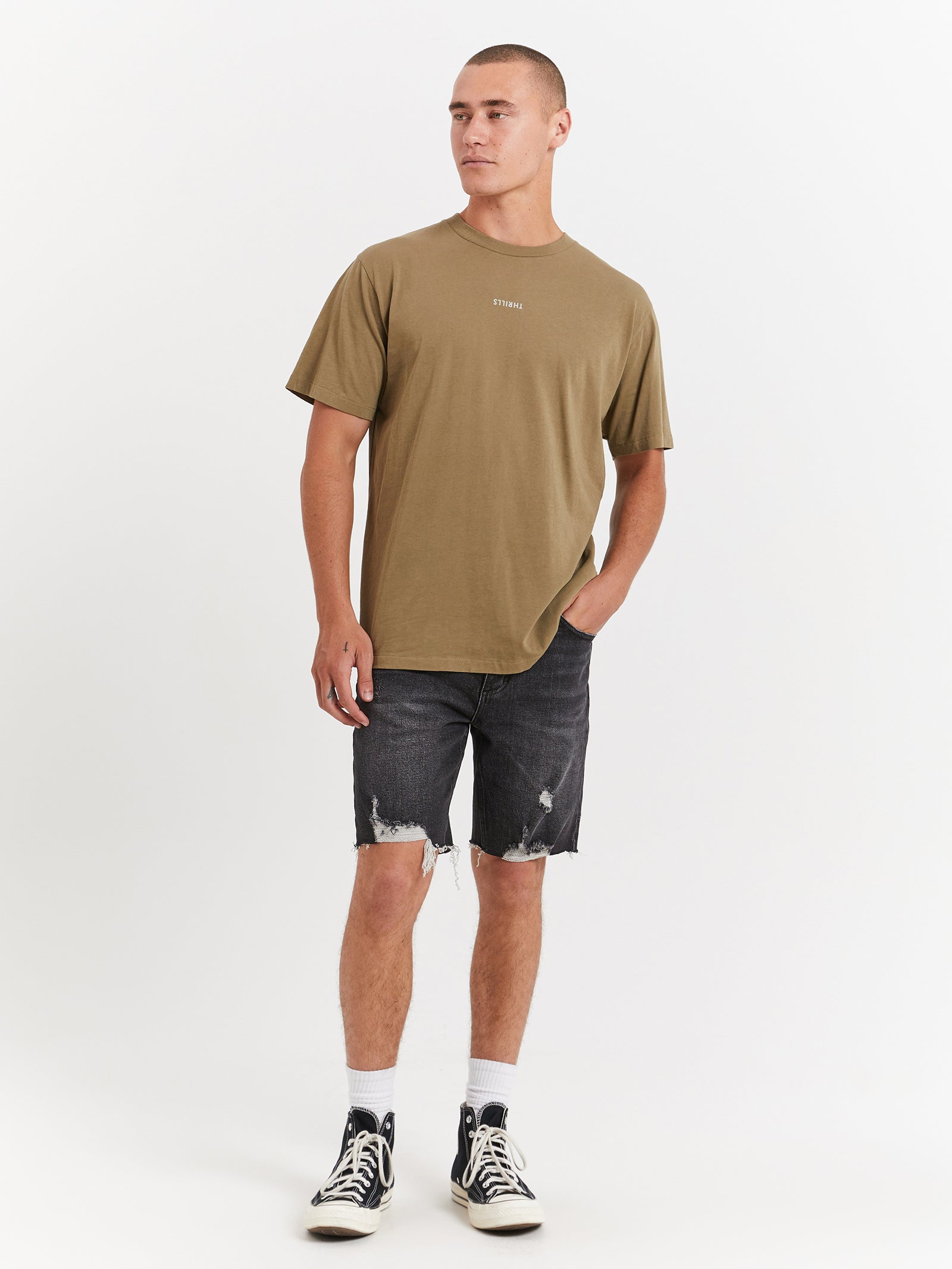 Minimal Thrills Merch Fit T-Shirt in Aloe