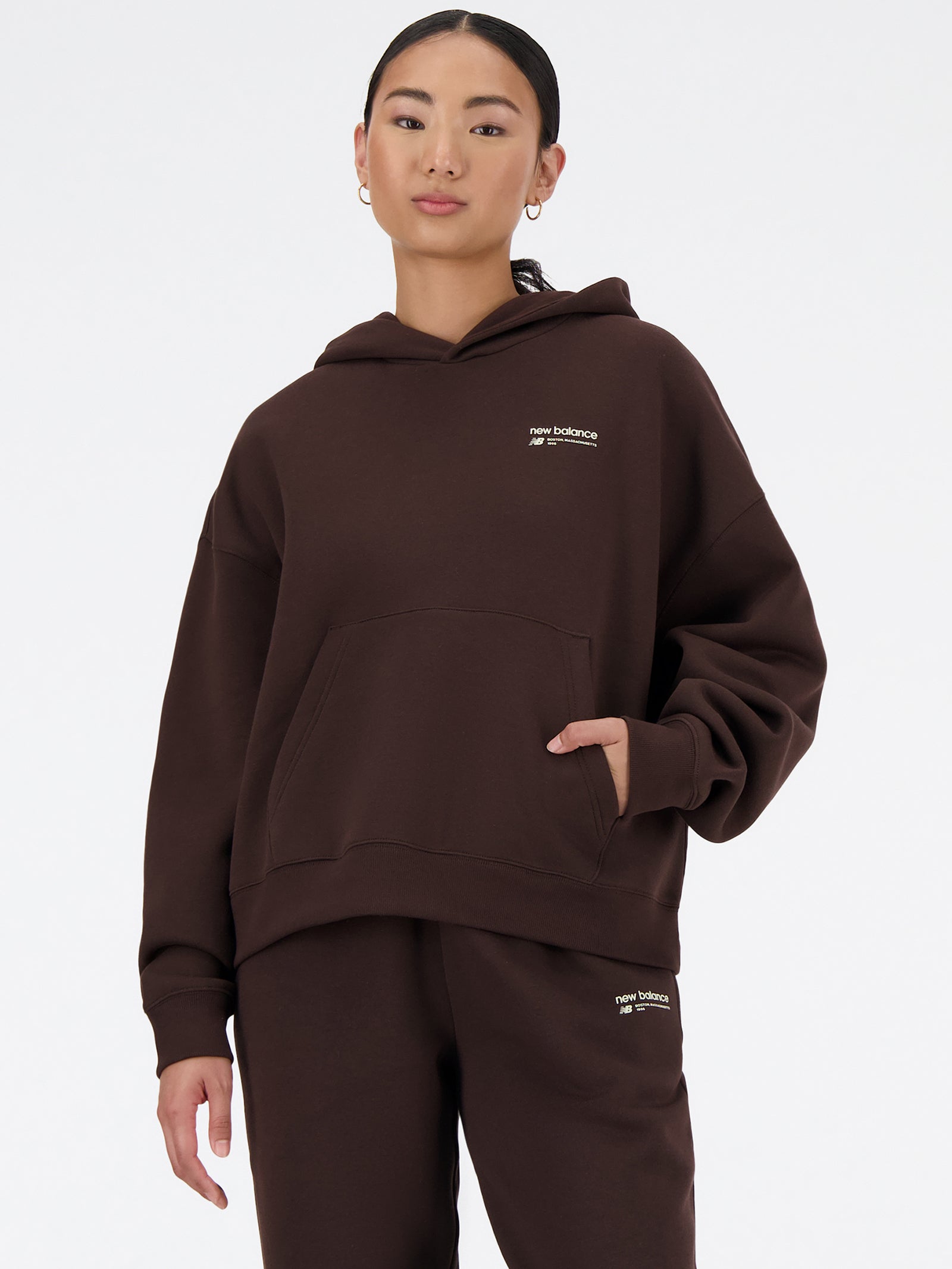 Brushed Back Fleece Hoodie