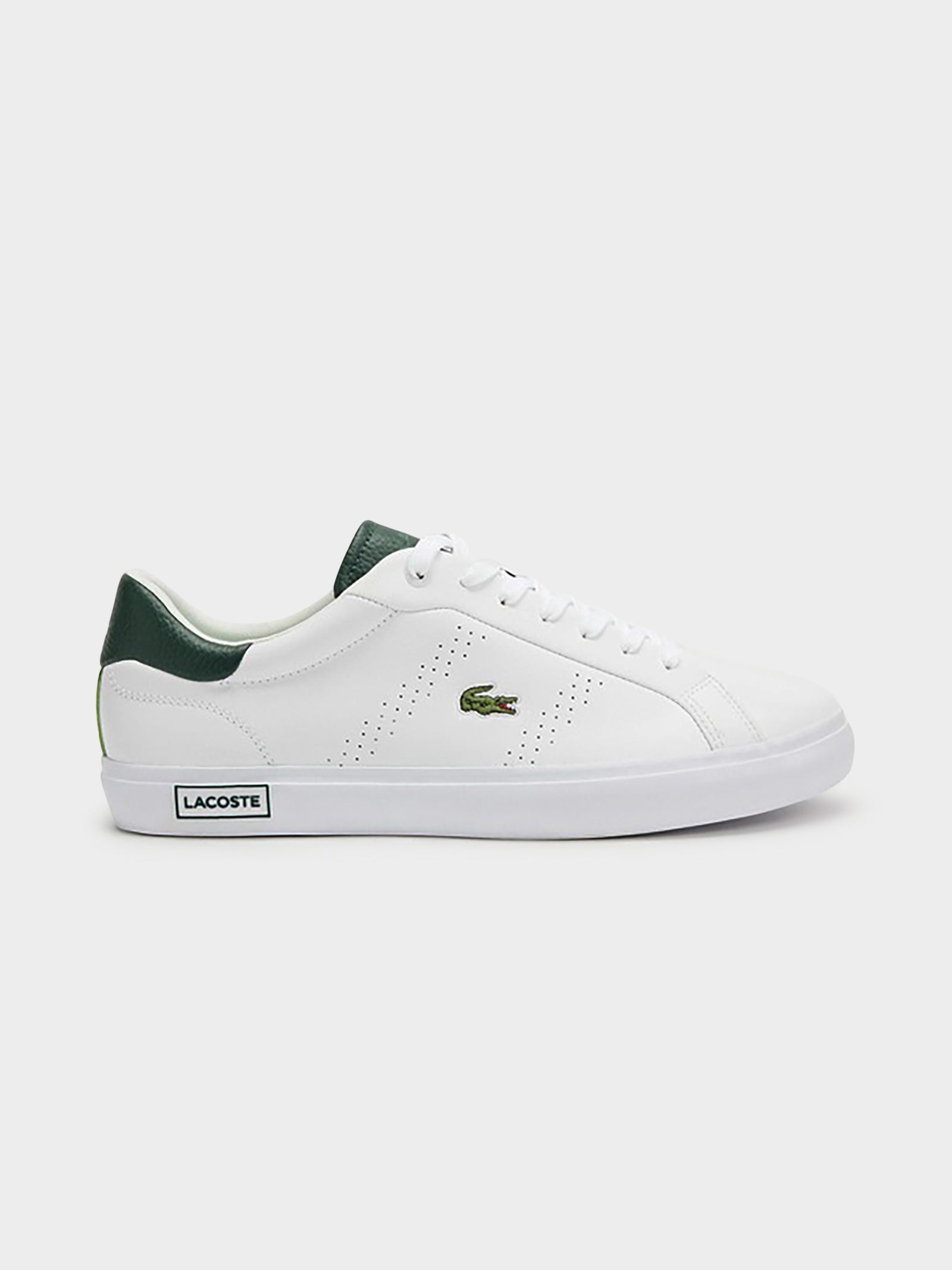 Mens Powercourt 2.0 Sneakers in White & Dark Green