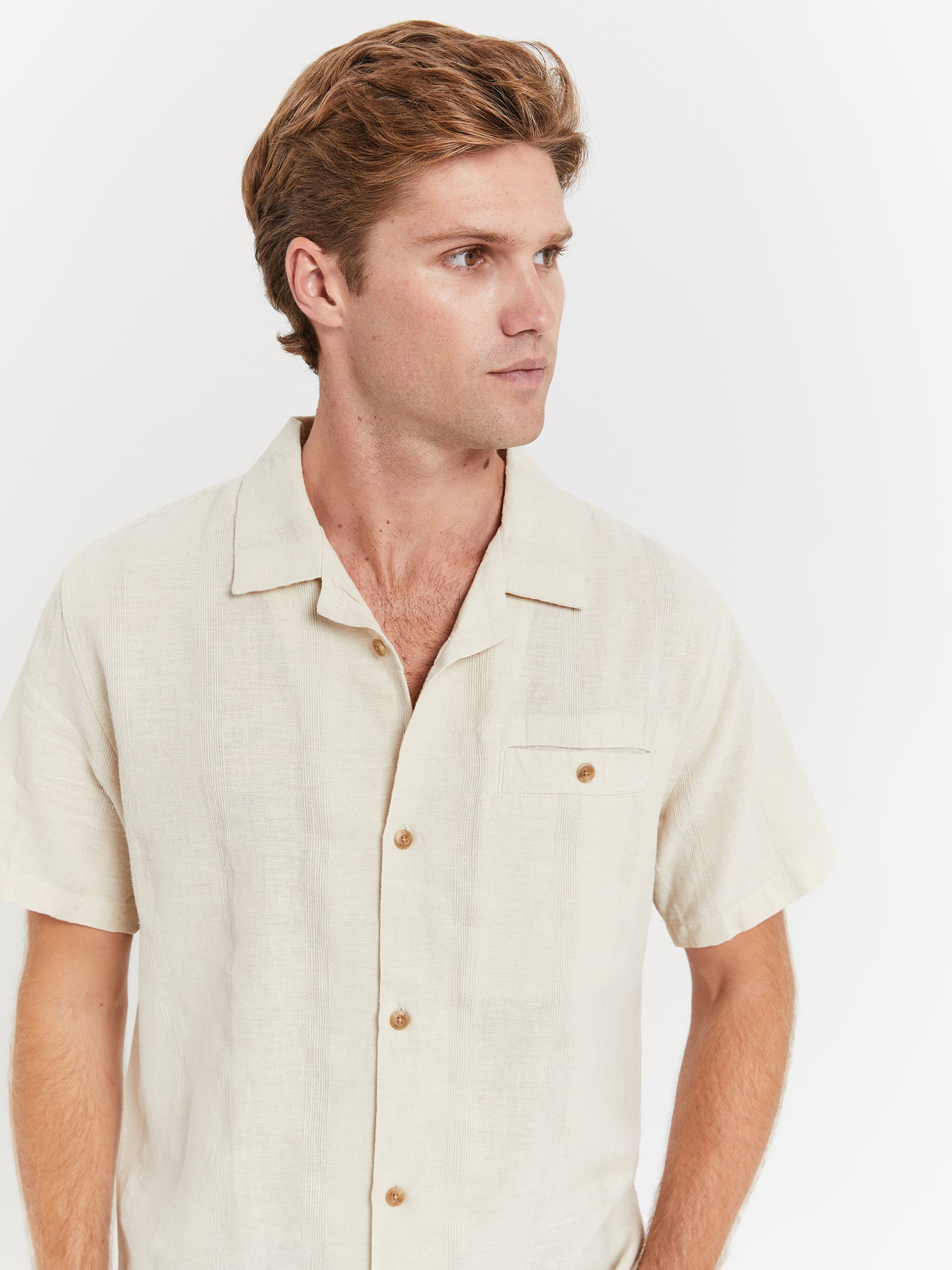 Carlisle Shirt in Pearl