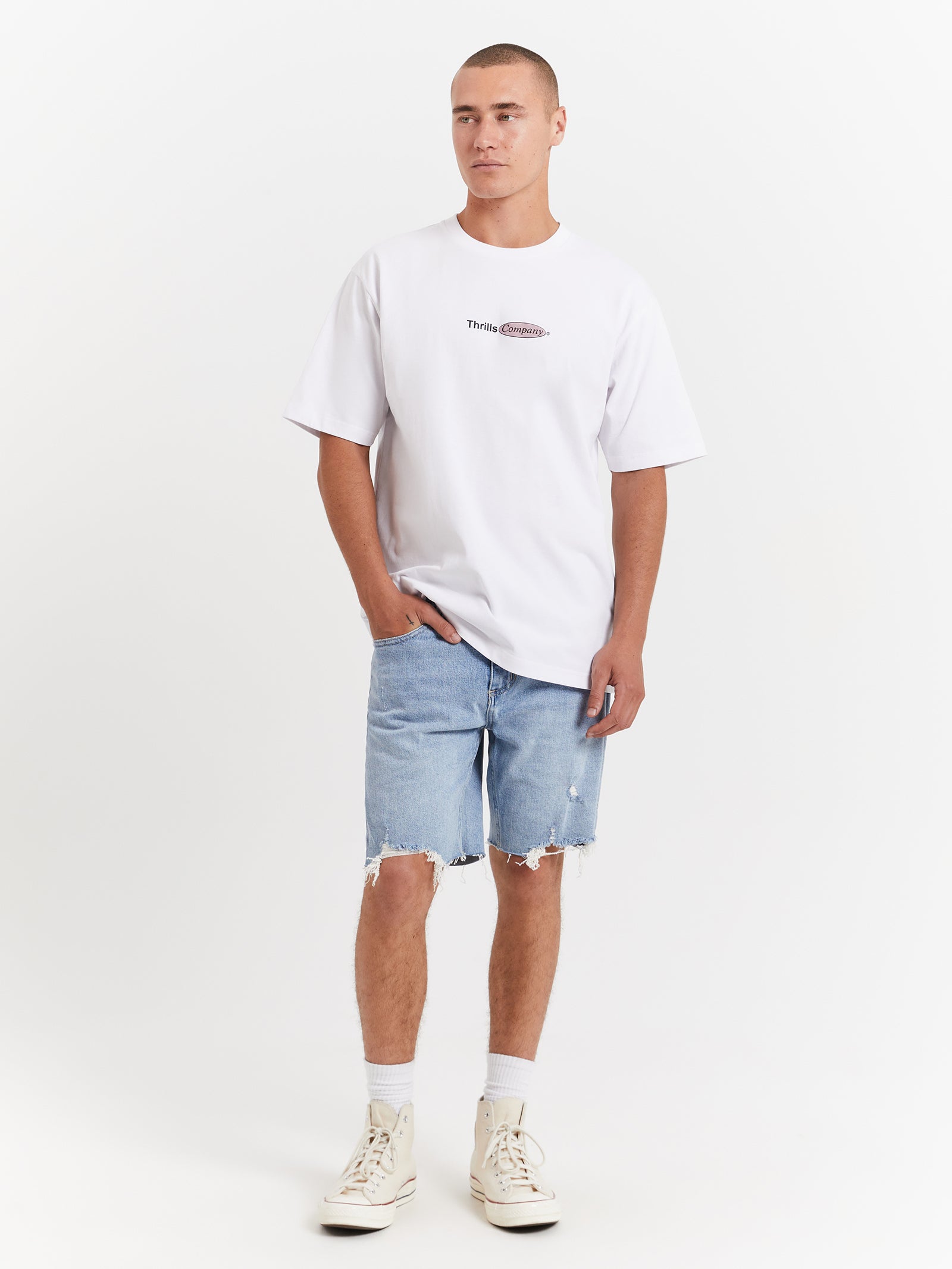 In Harmony Oversize Fit T-Shirt in White