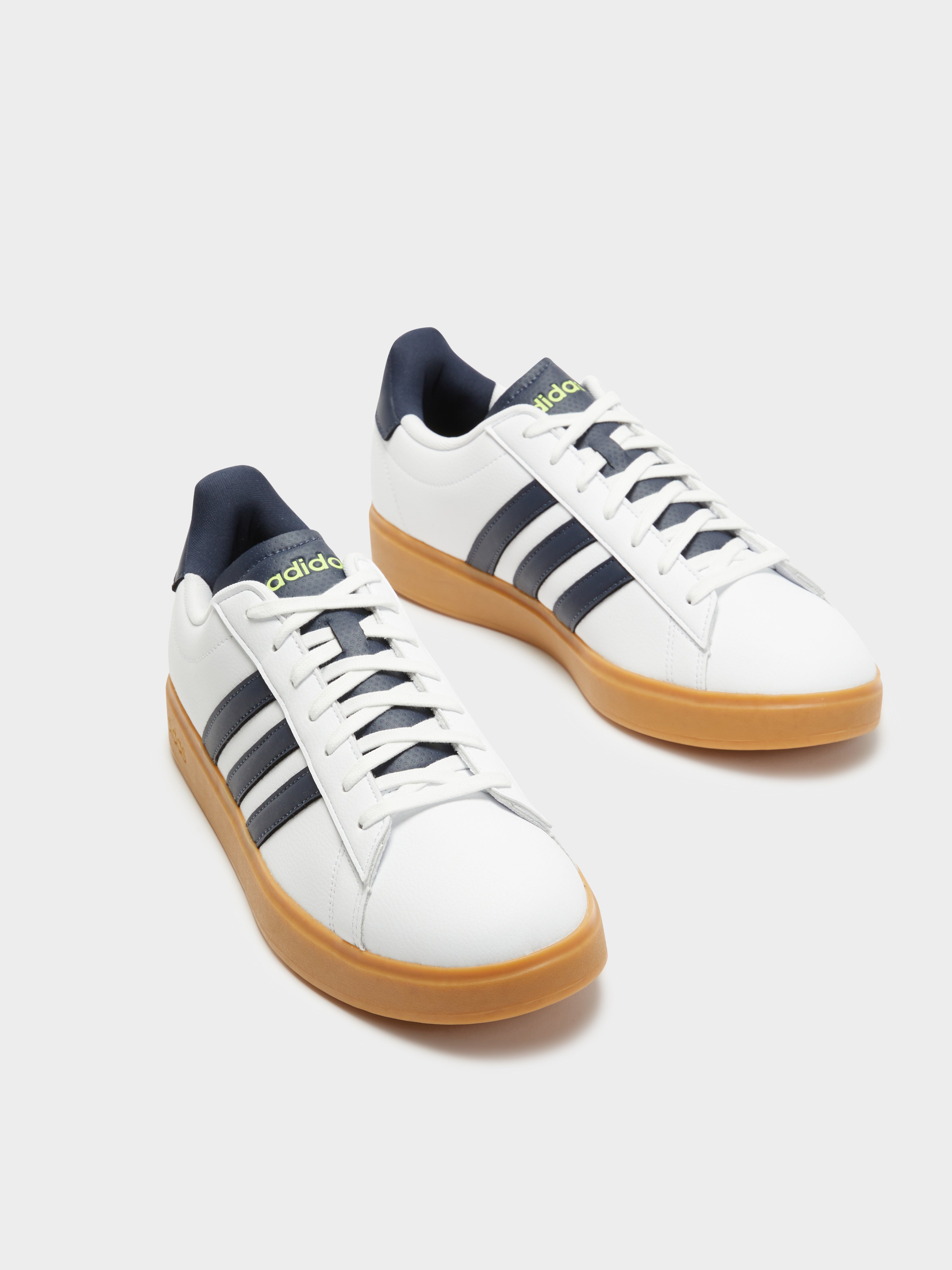 Mens Grand Court 2.0 Sneakers Cloud White & Shadow Navy