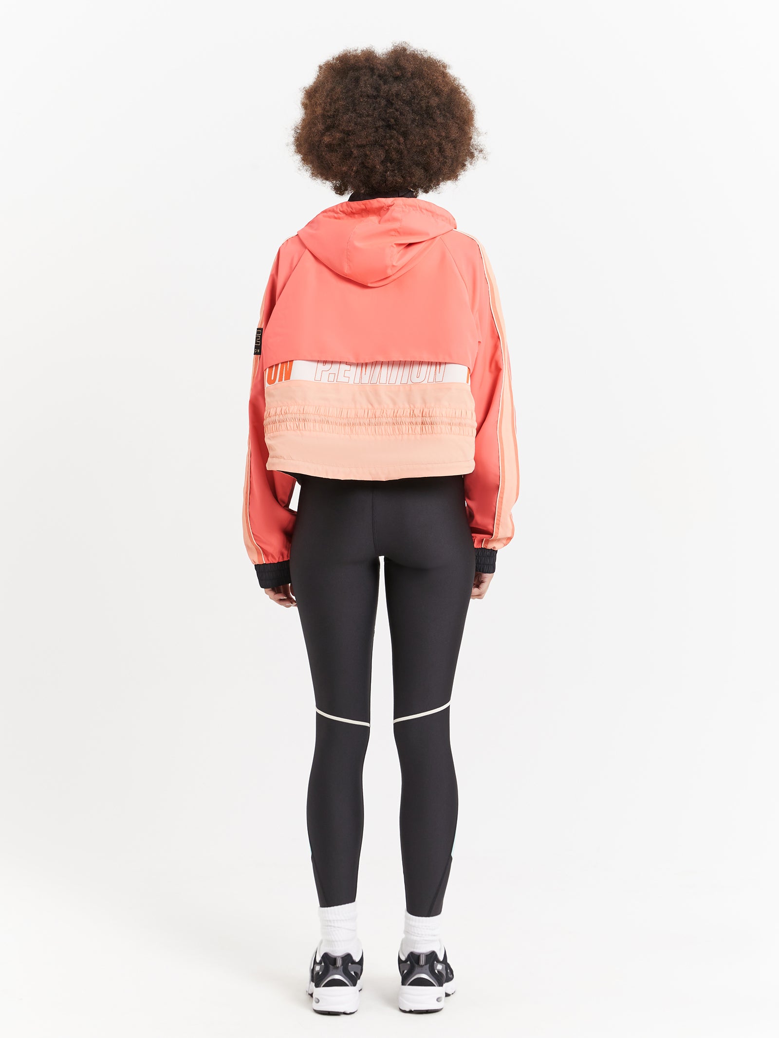 Cropped Man Down Jacket in Diva Pink