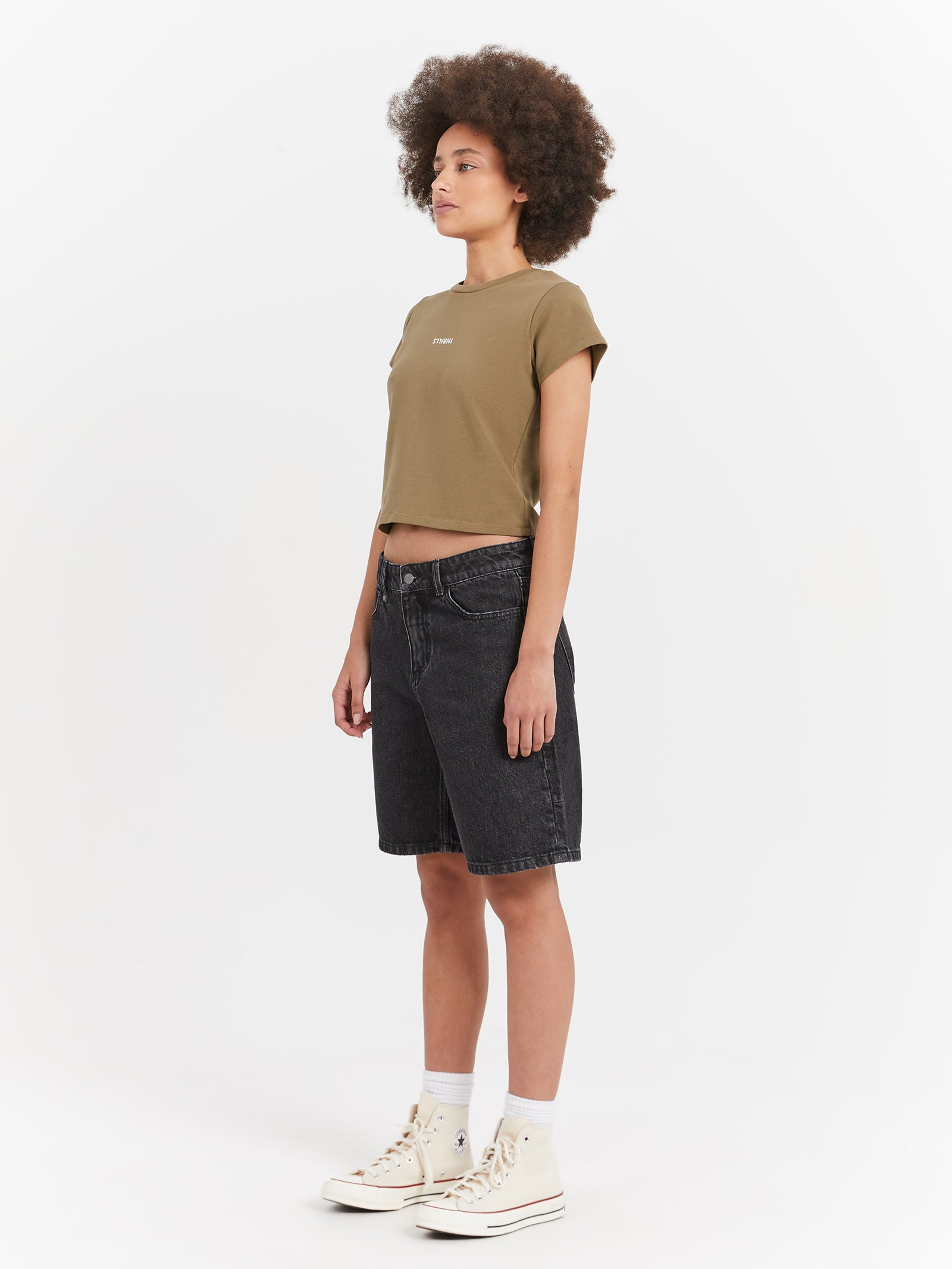 Minimal Thrills Mini T-Shirt in Aloe