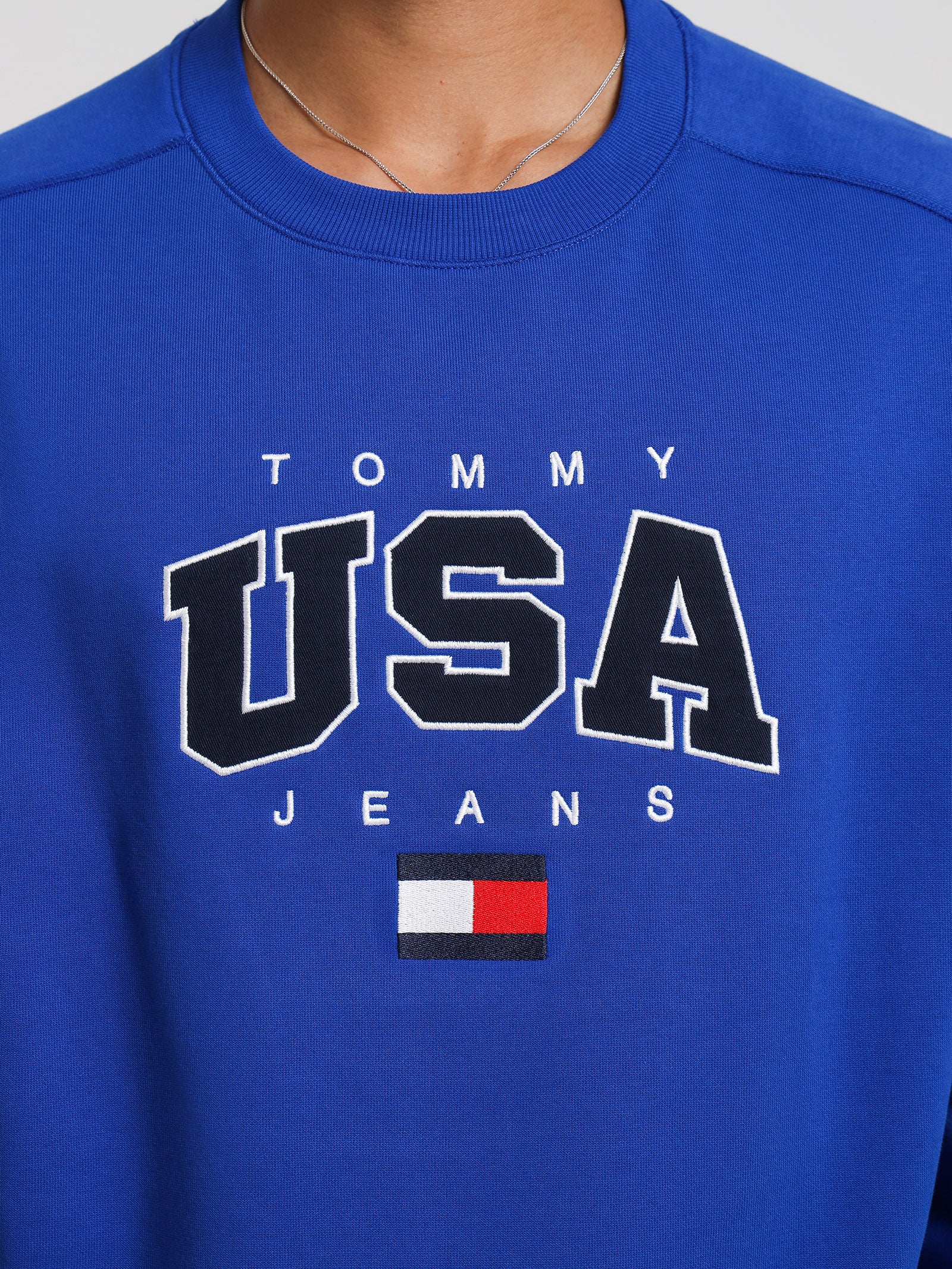 Modern Logo Sport USA Sweatshirt in Ultrablue