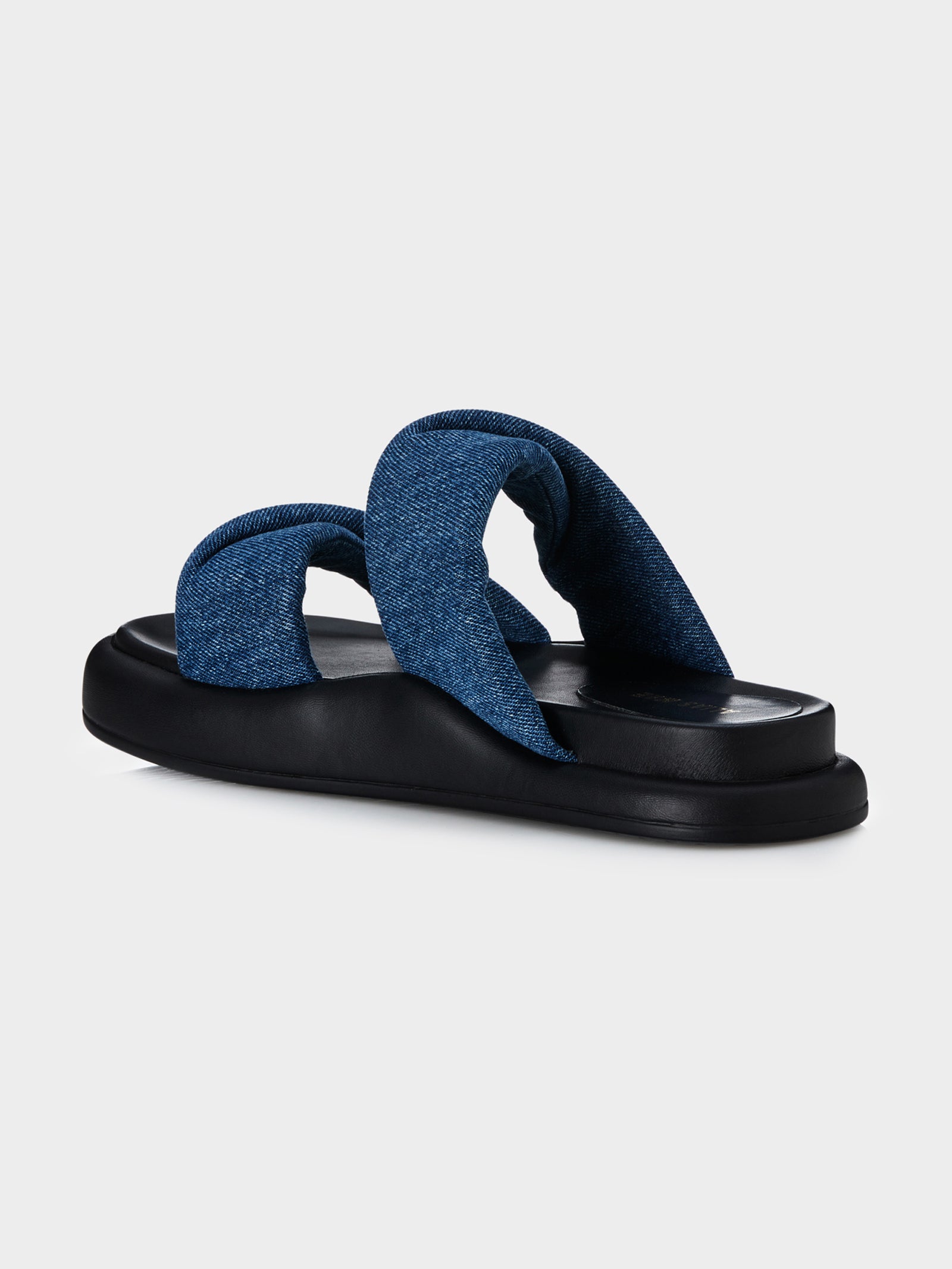 Therese Sandals in Dark Denim