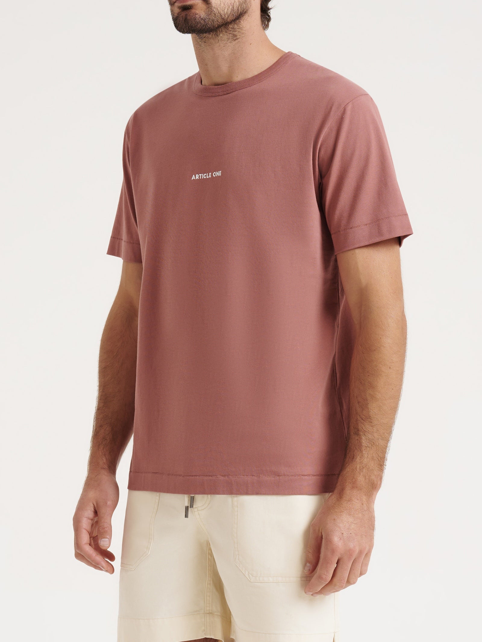 Minimal Logo T-Shirt in Pepper