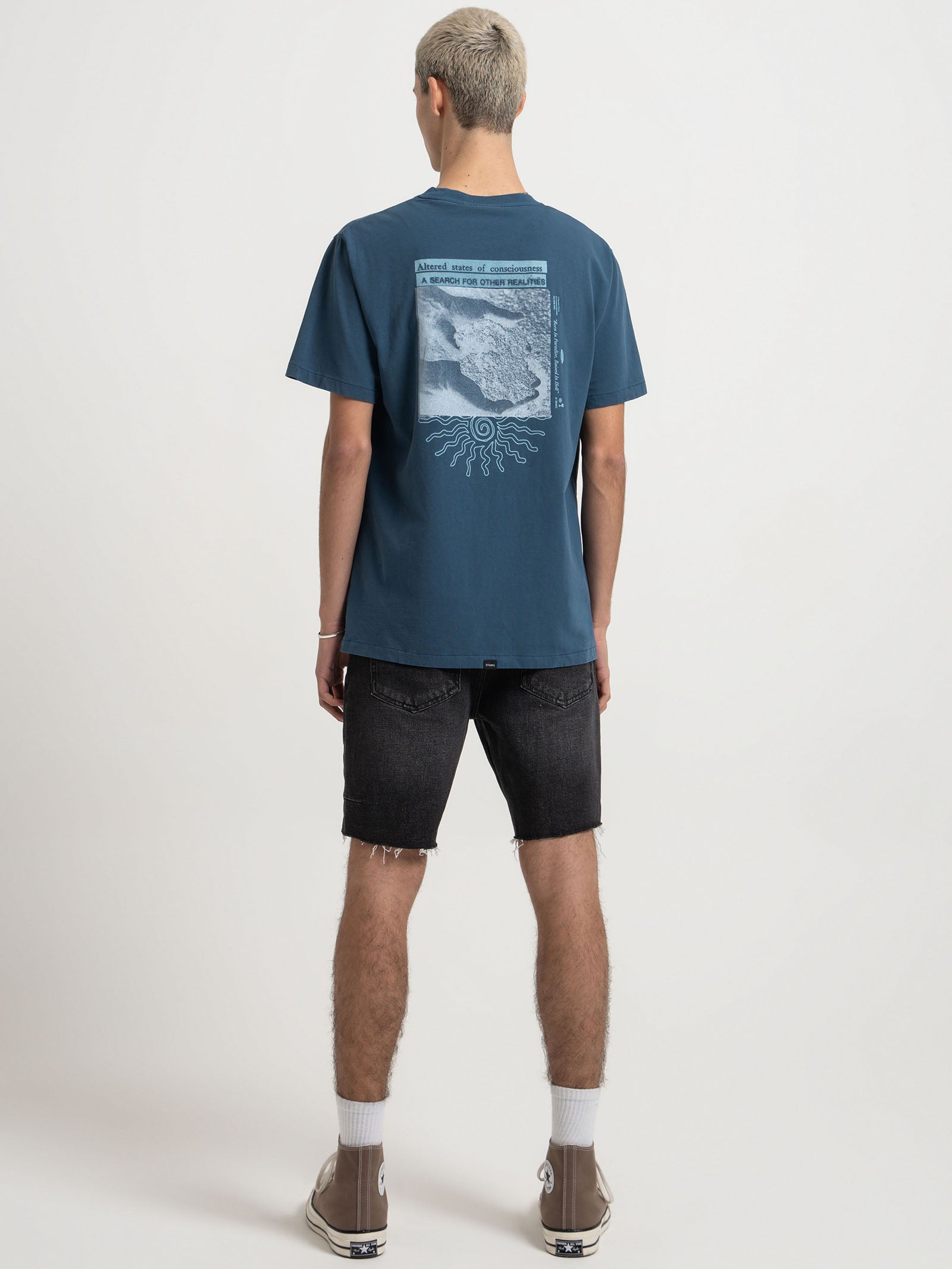 Natural Cooperation Merch Fit T-Shirt in Teal