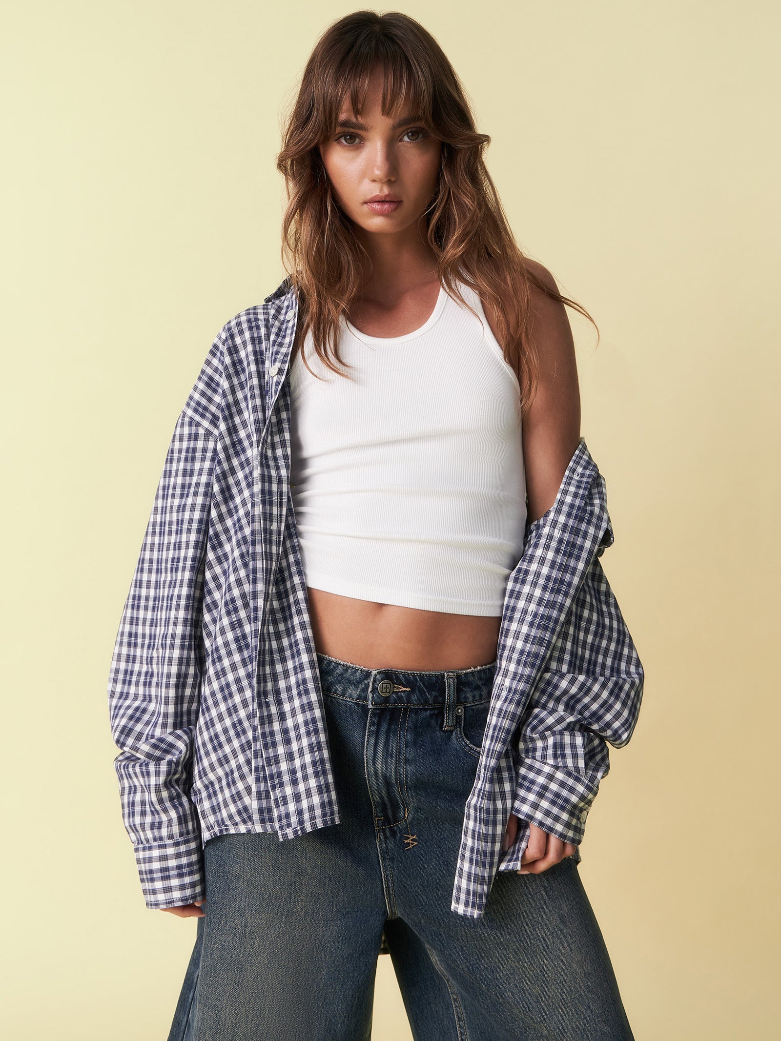 Weisner Shirt - Navy Plaid