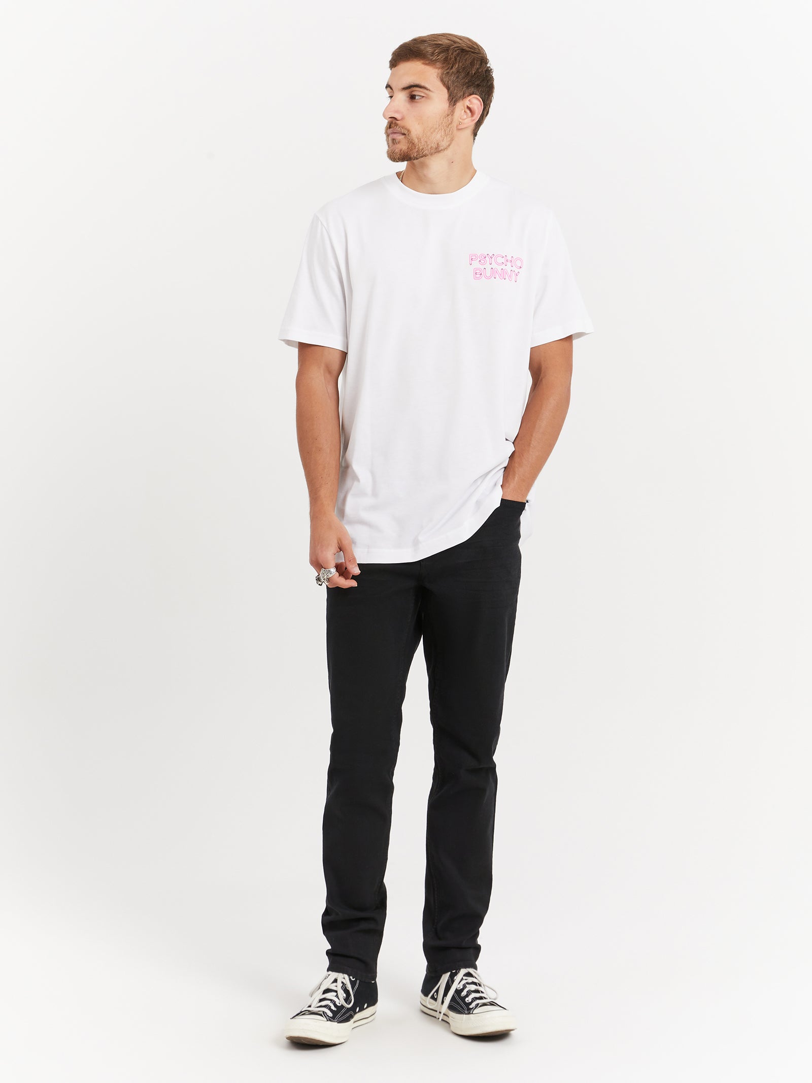 Claude Graphic T-Shirt in 100 White