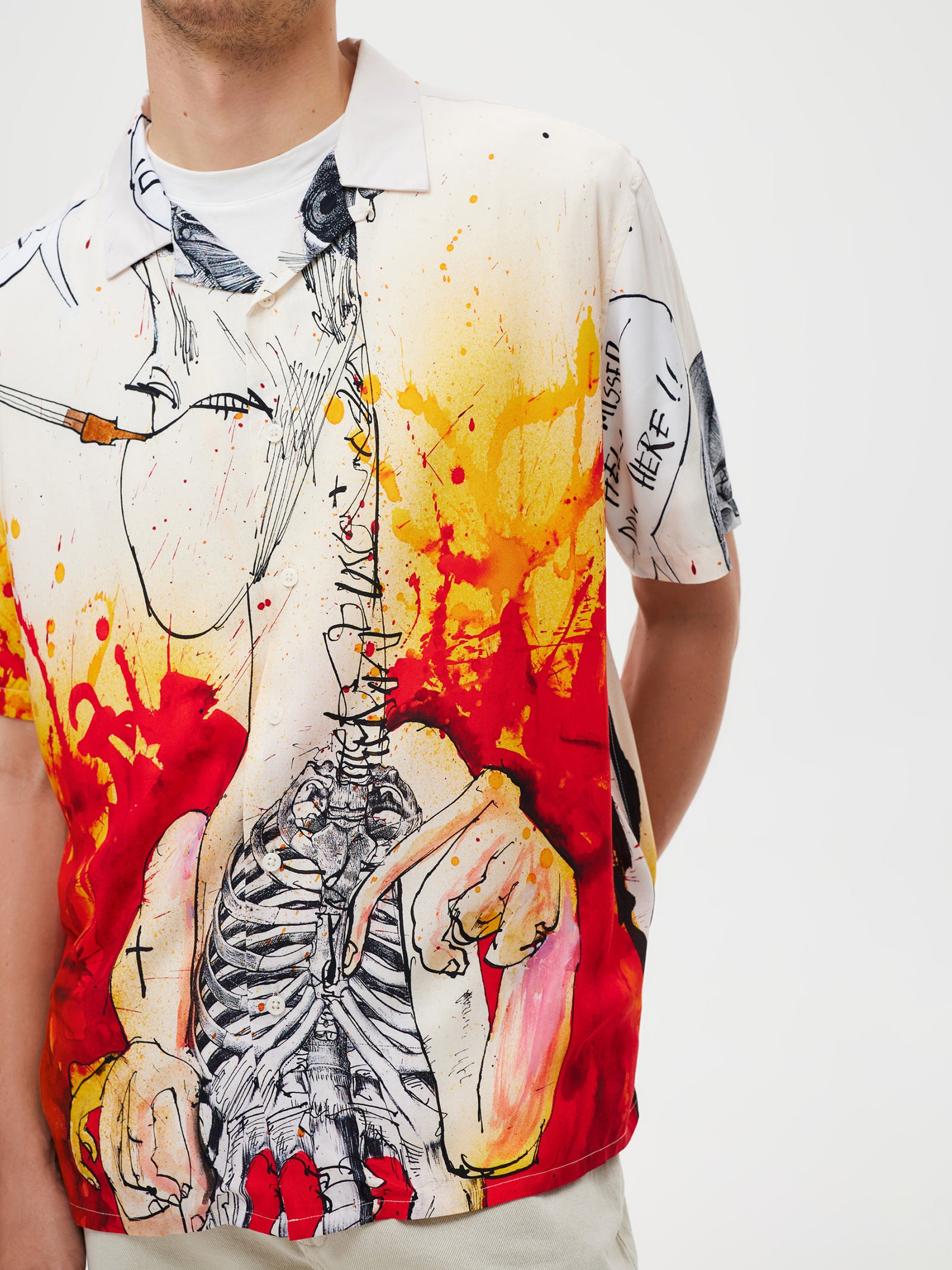 Steadman Art Shirt 1 In White