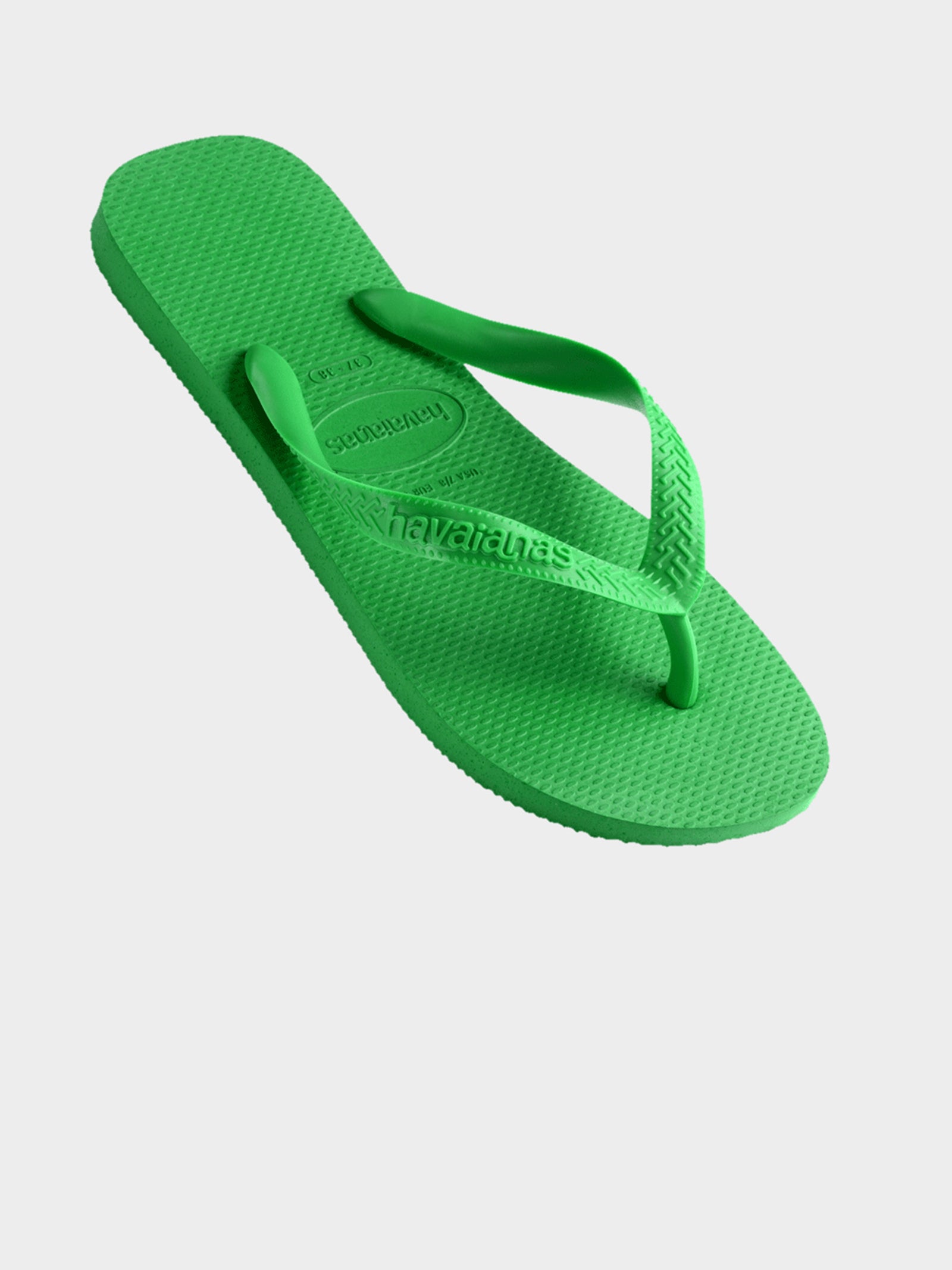 Unisex Top Thongs in Leaf Green