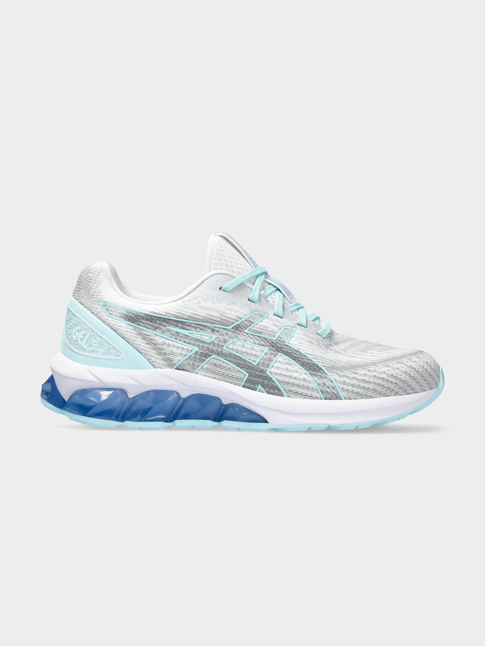 Womens Gel-Quantum 18 Sneakers in White & Aqua