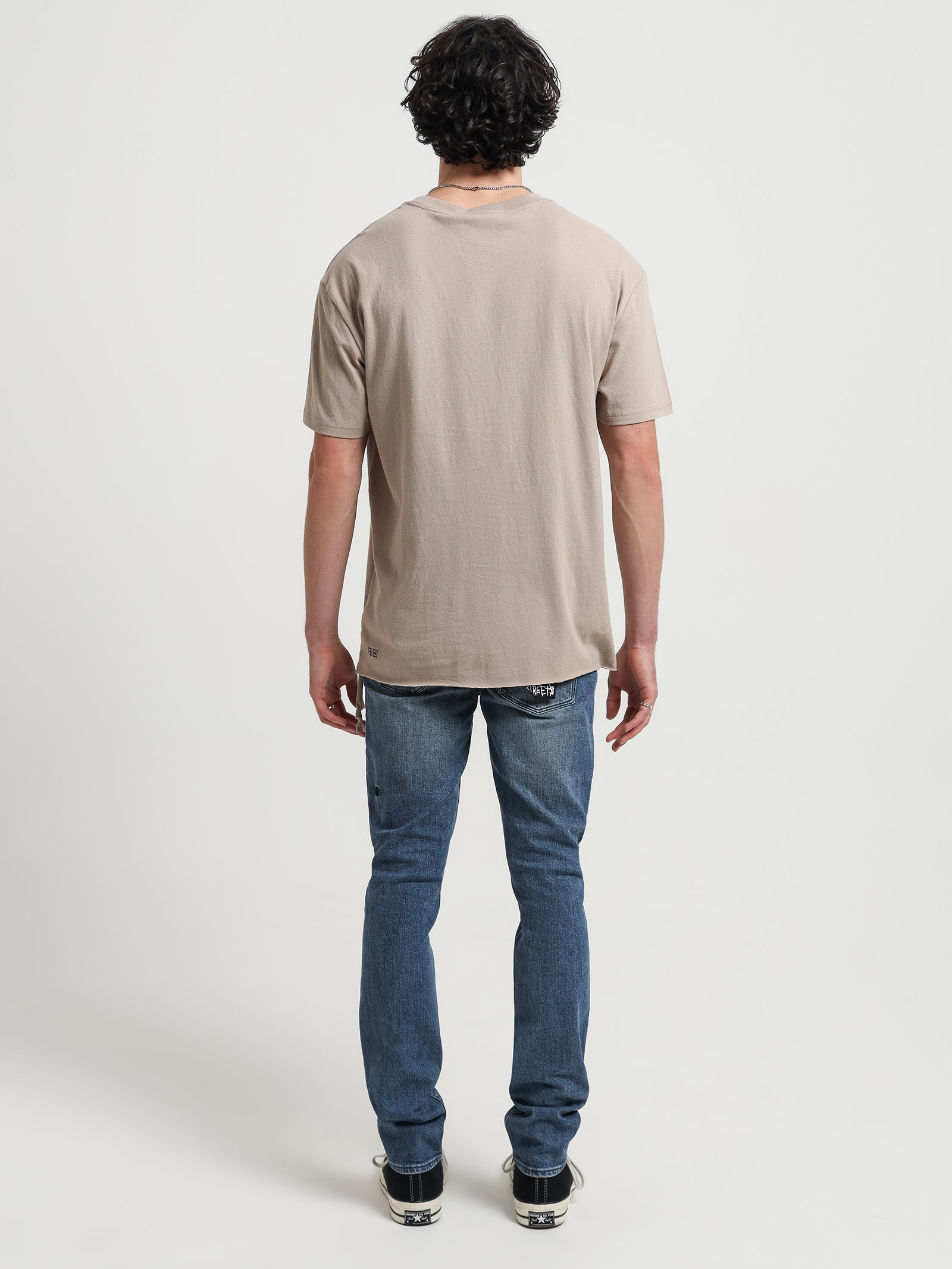 Euphoric Biggie T-Shirt in Beige Khaki