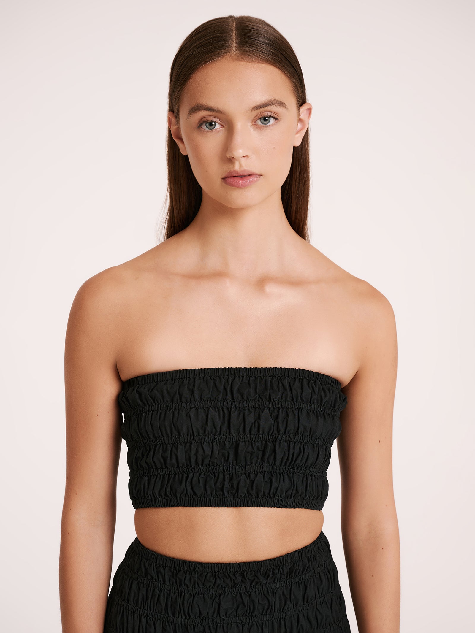 Oasis Poplin Bodice in Black