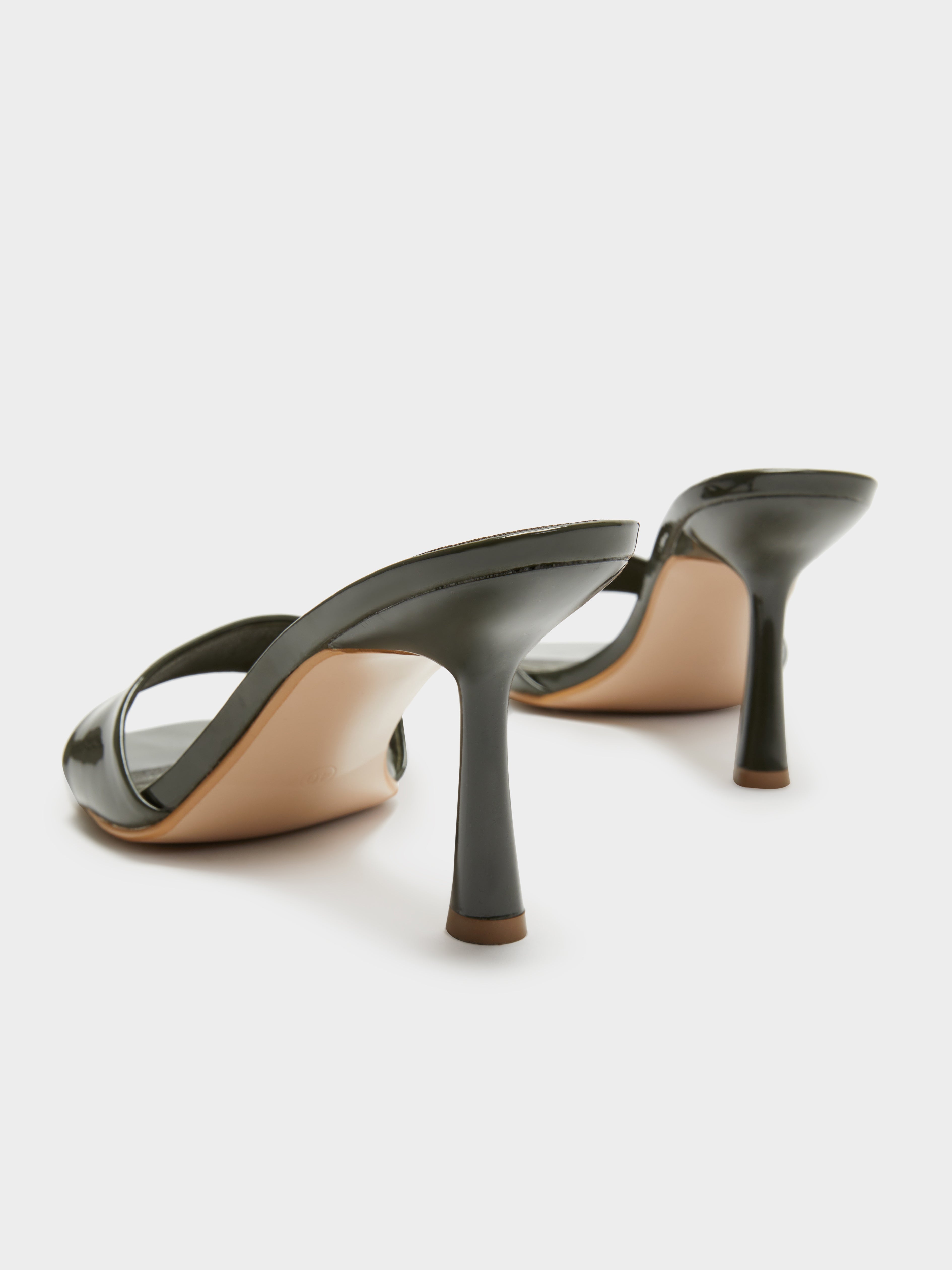 Cassia Heels in Khaki