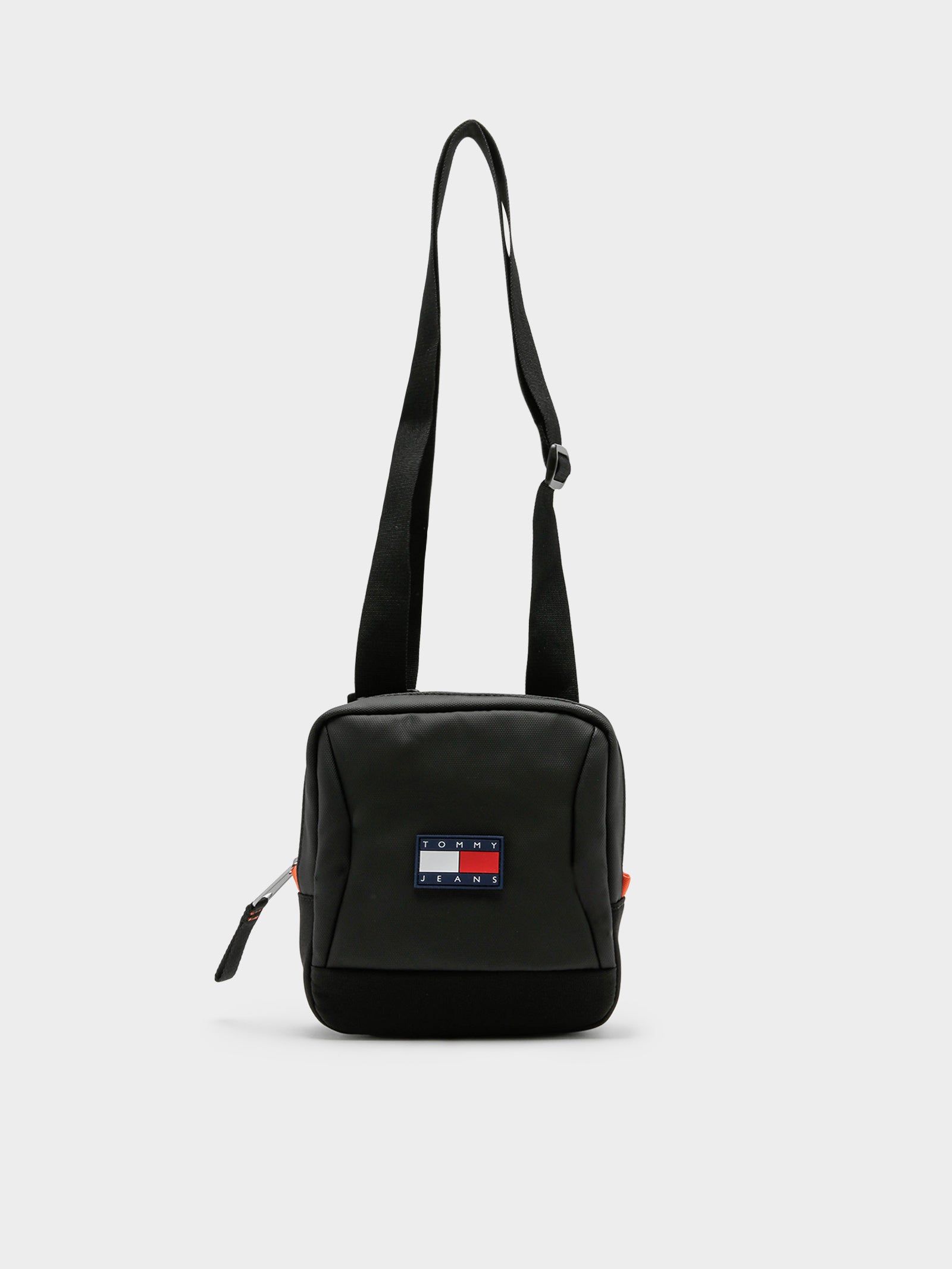 Logo Reporter Bag in Black