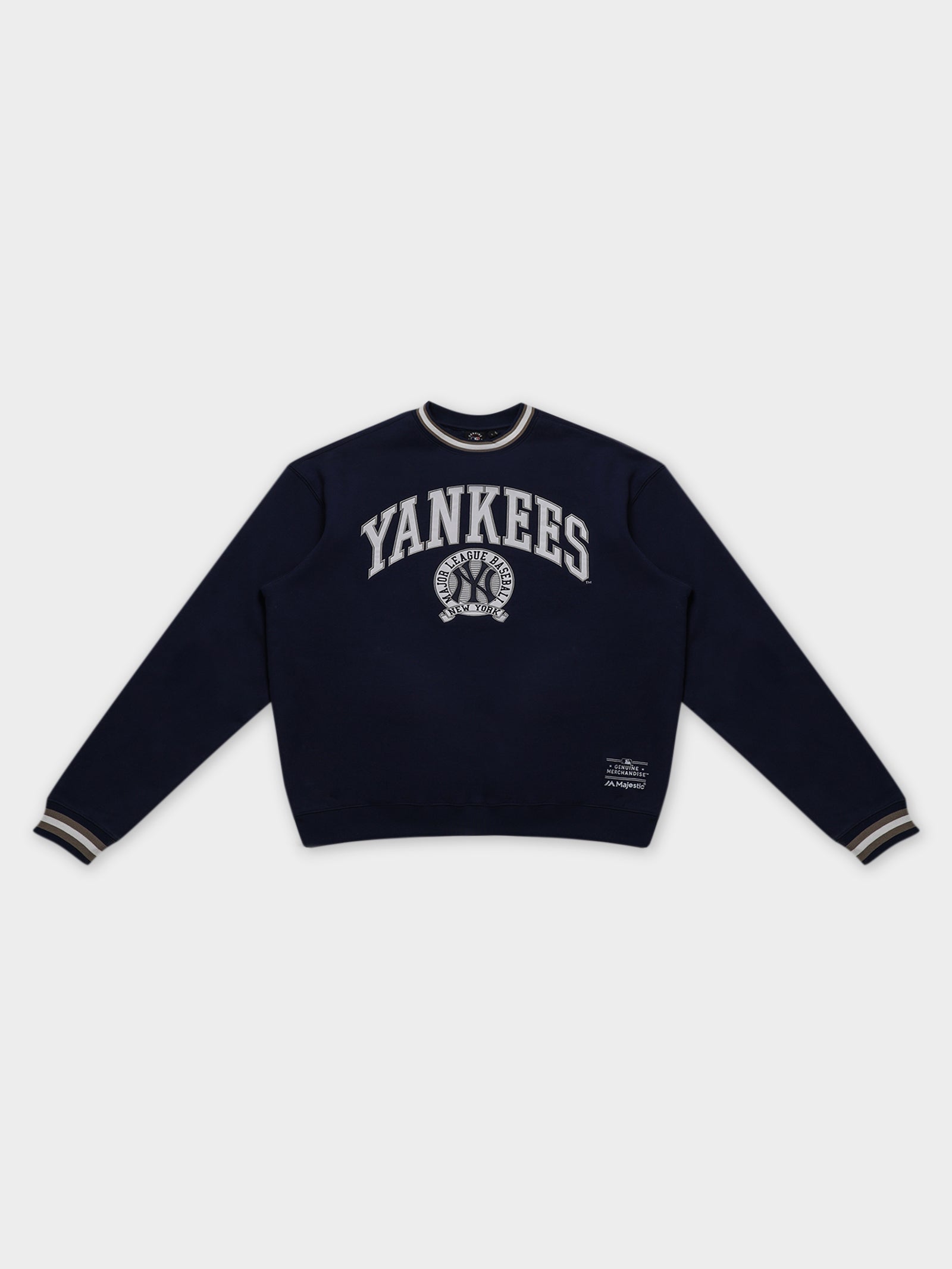 Vintage NY Yankees Graphic Sweater in Midnight Blue