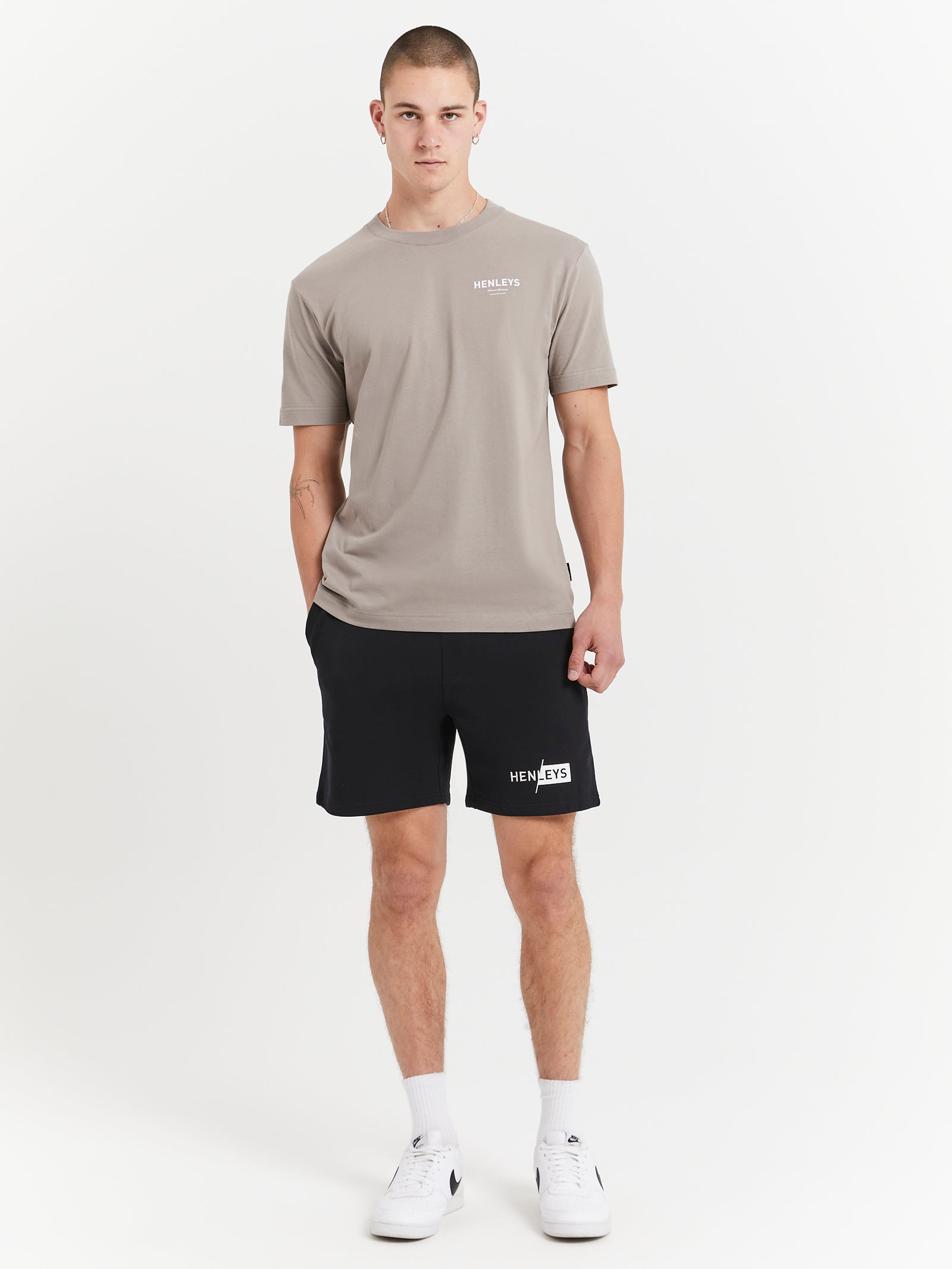 Resistance Track Shorts in Black