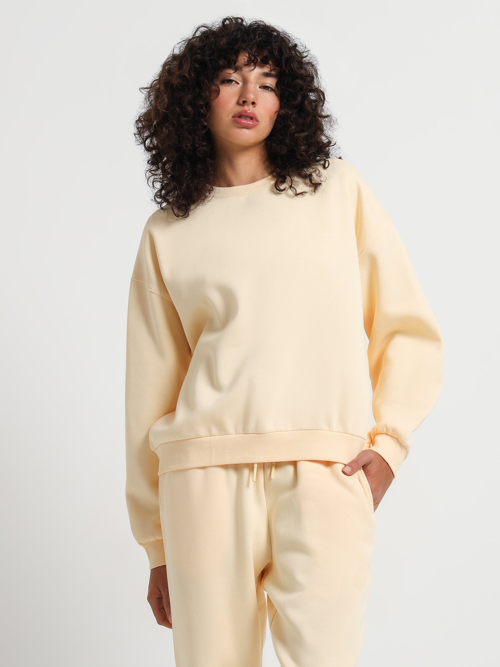 Carter Curated Sweater in Custard