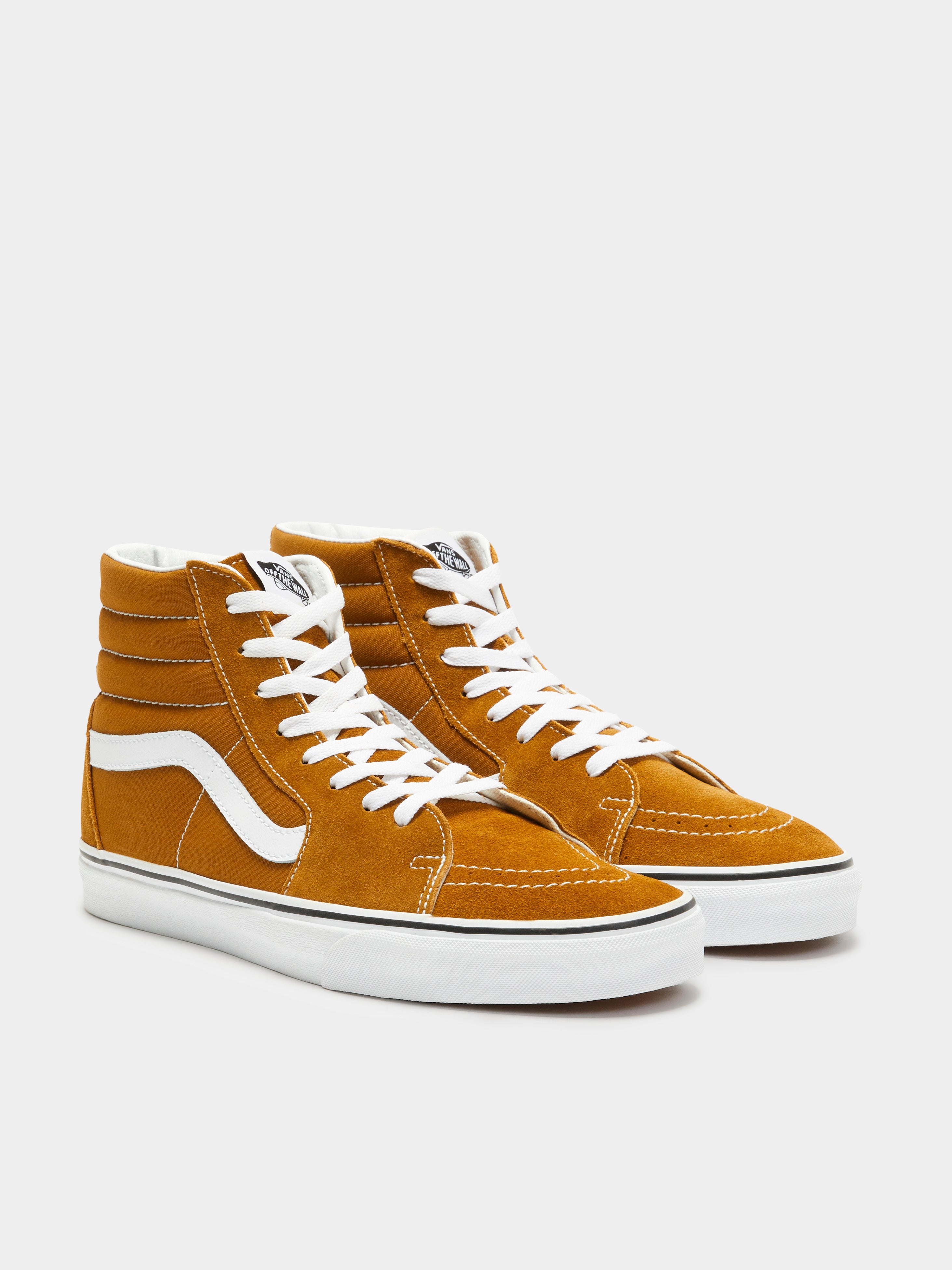 Unisex Sk8 High Colour Theory Sneakers in Golden Brown