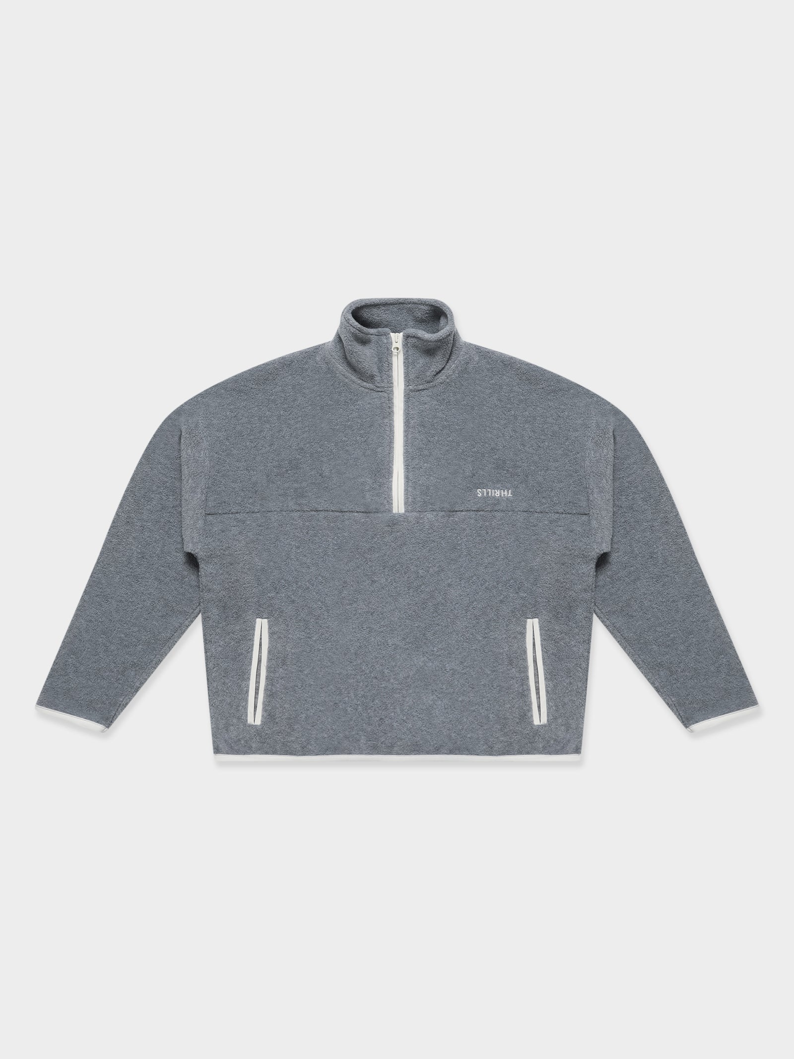 Minimal Thrills Crew Sweat in Grey Marle