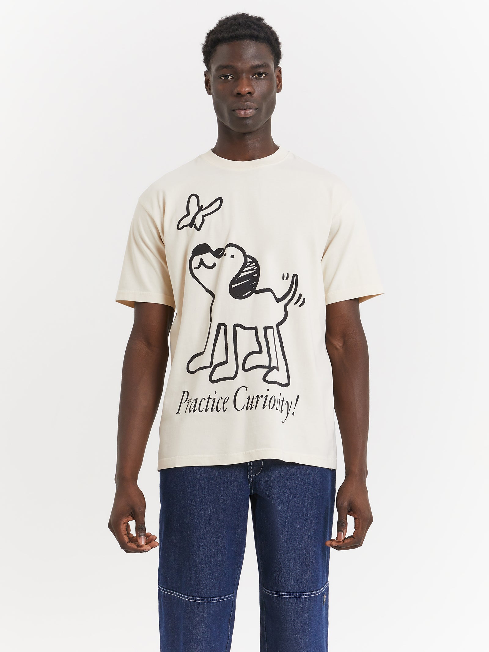 Practice Curiosity T-Shirt in Ecru