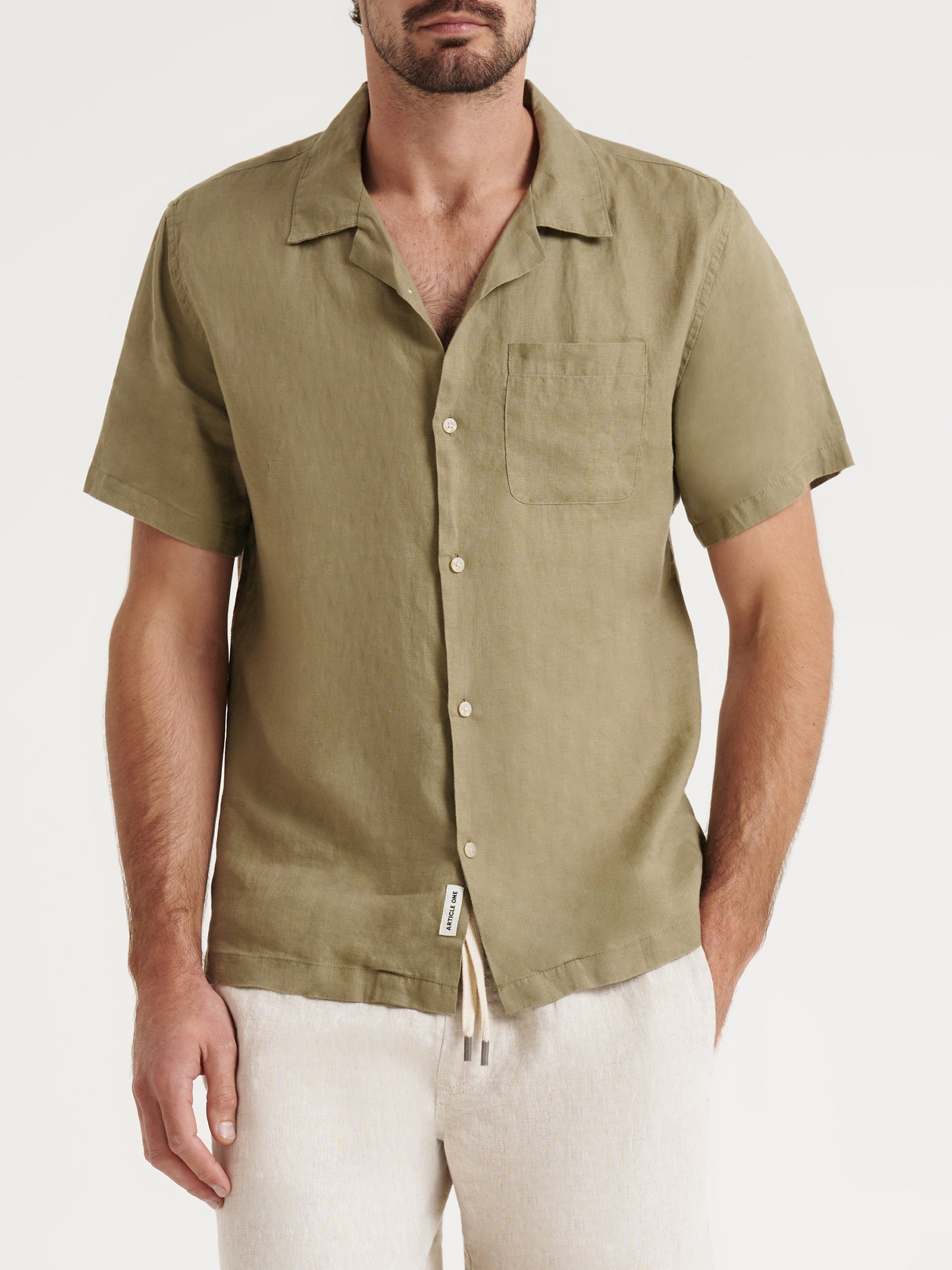 Nero Linen Resort Shirt