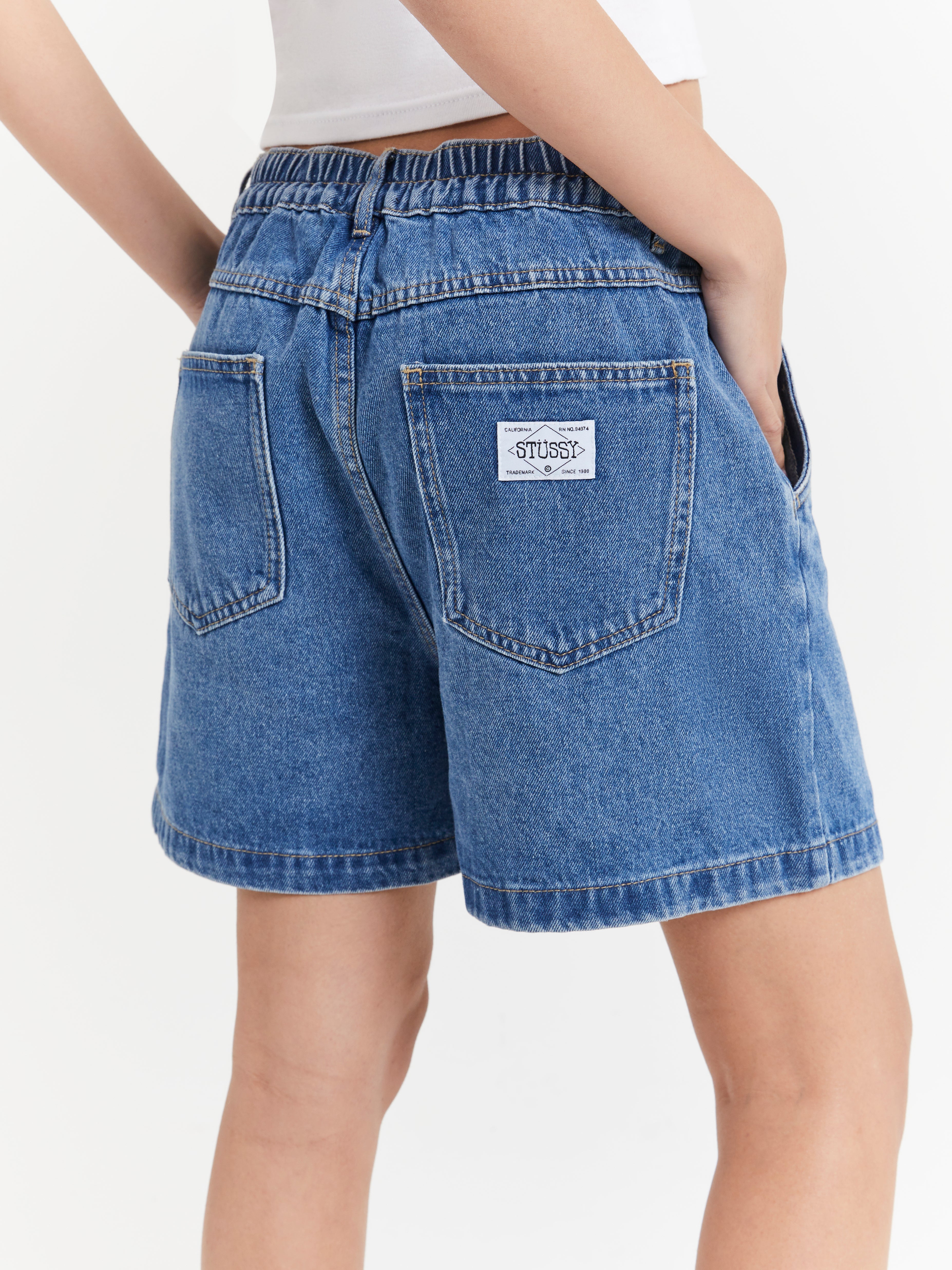 Nevada Denim Shorts in Indigo Denim