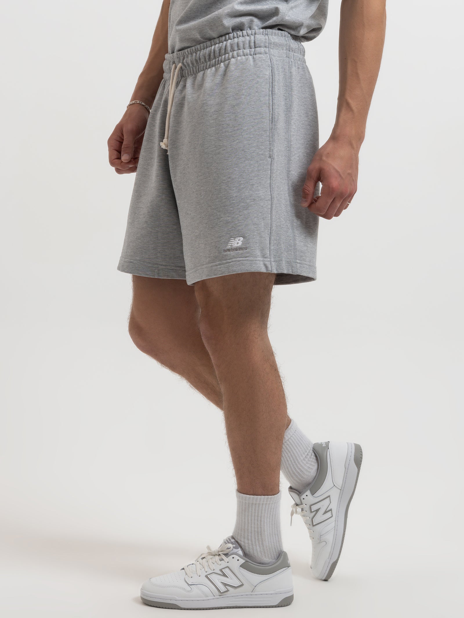 Athletics Remastered French Terry Shorts in Grey