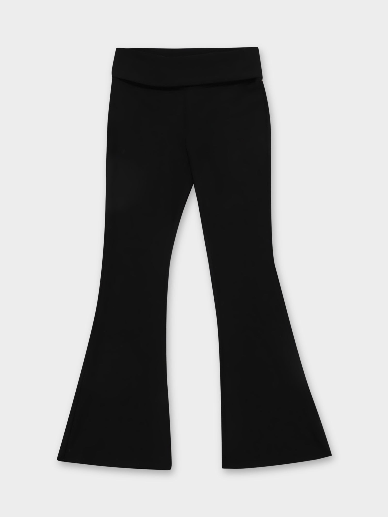 Rima Rib Ponte Pants in Black